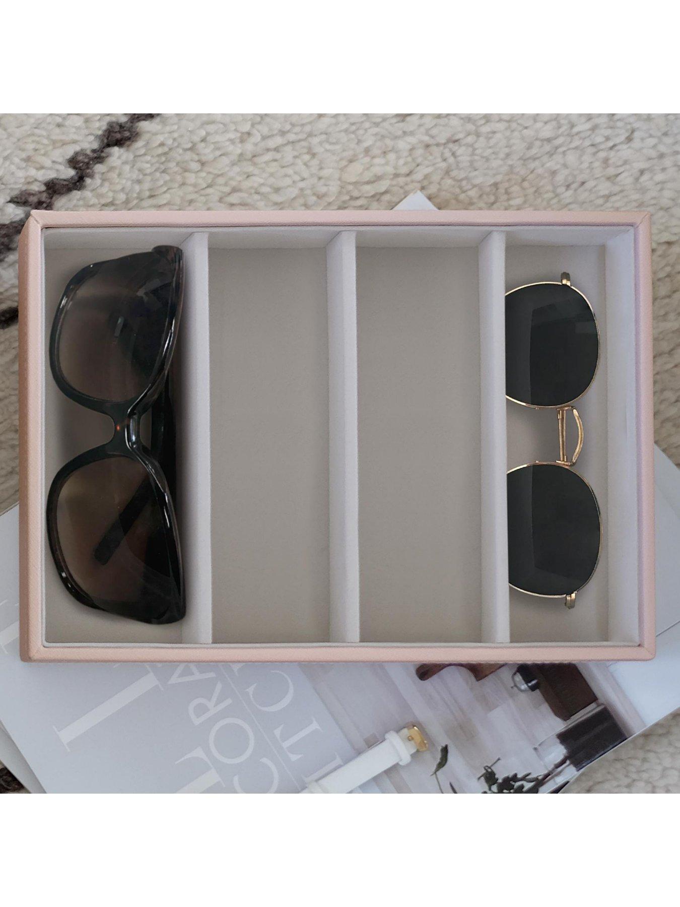  image of stackers-blush-pink-classic-glasses-accessories-tray