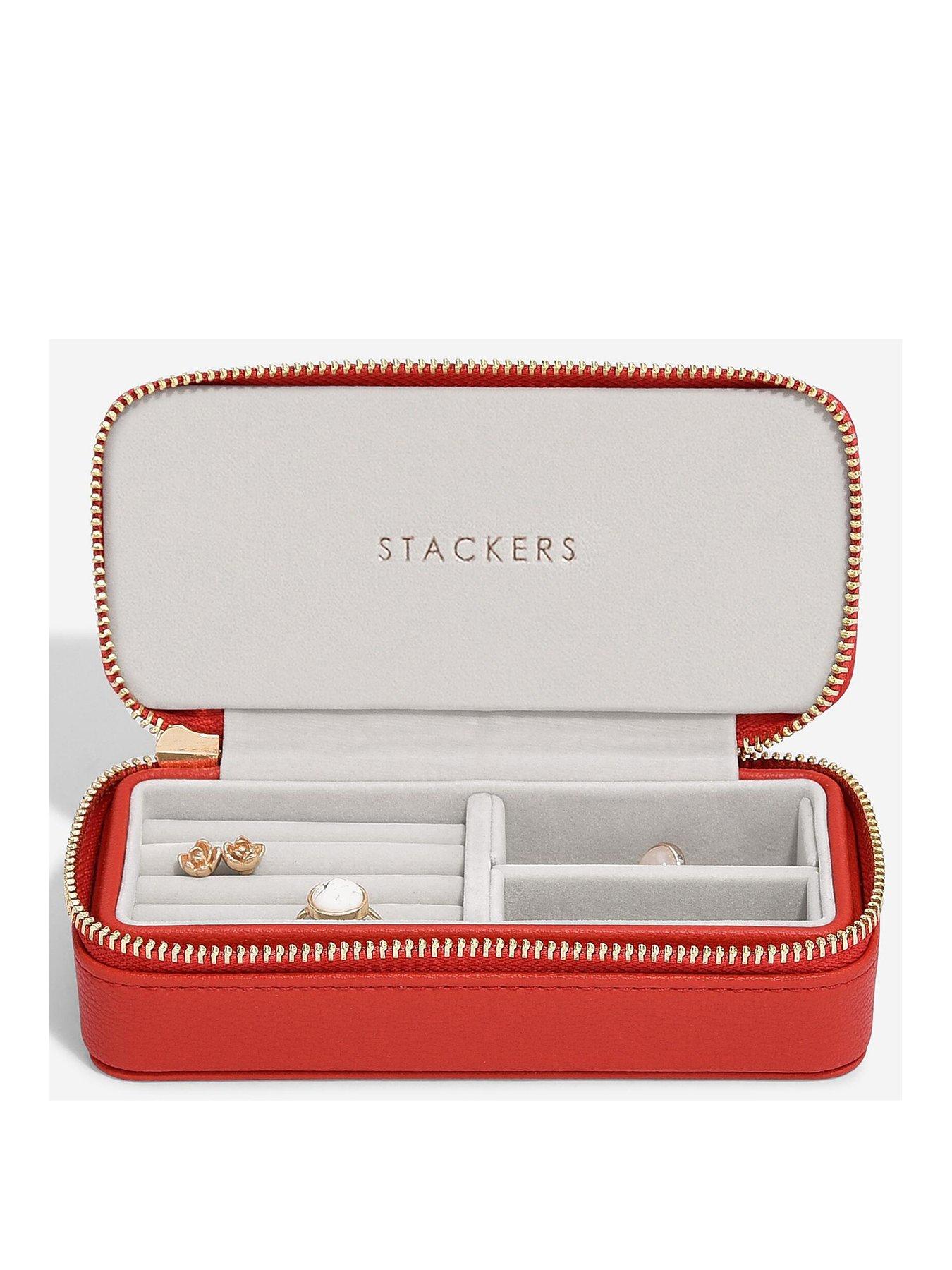 undefined Red Medium Travel Jewellery Box