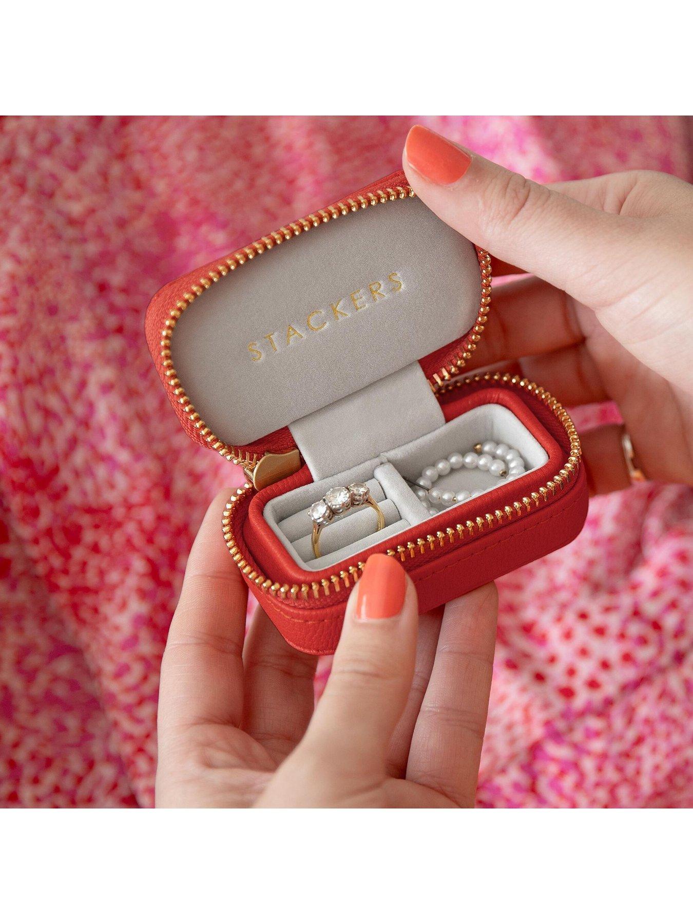 Image 2 of 2 of Stackers Red Petite Travel Jewellery Box