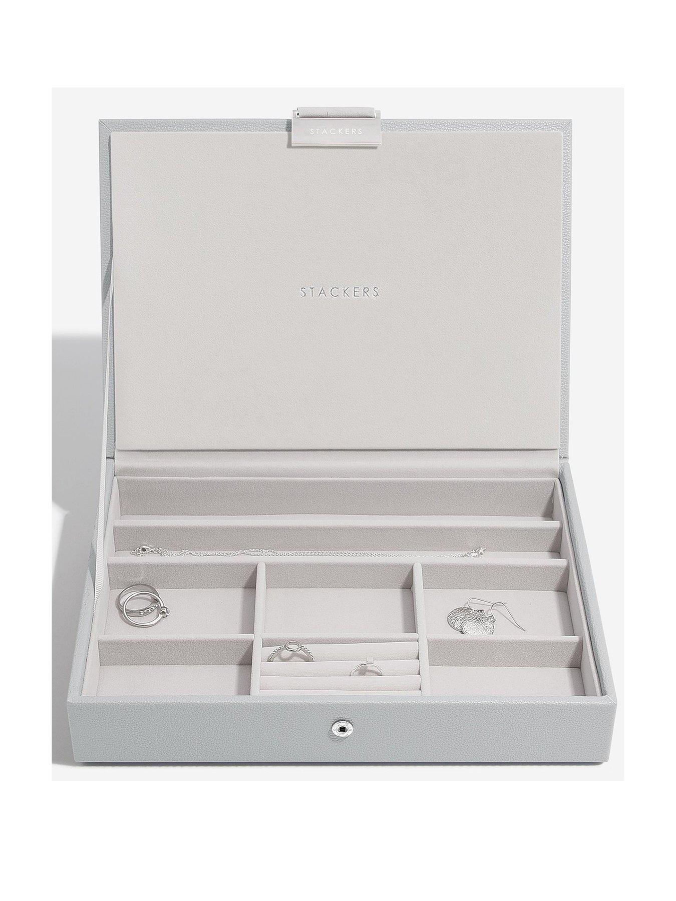 undefined Pebble Grey Classic Jewellery Box Lid