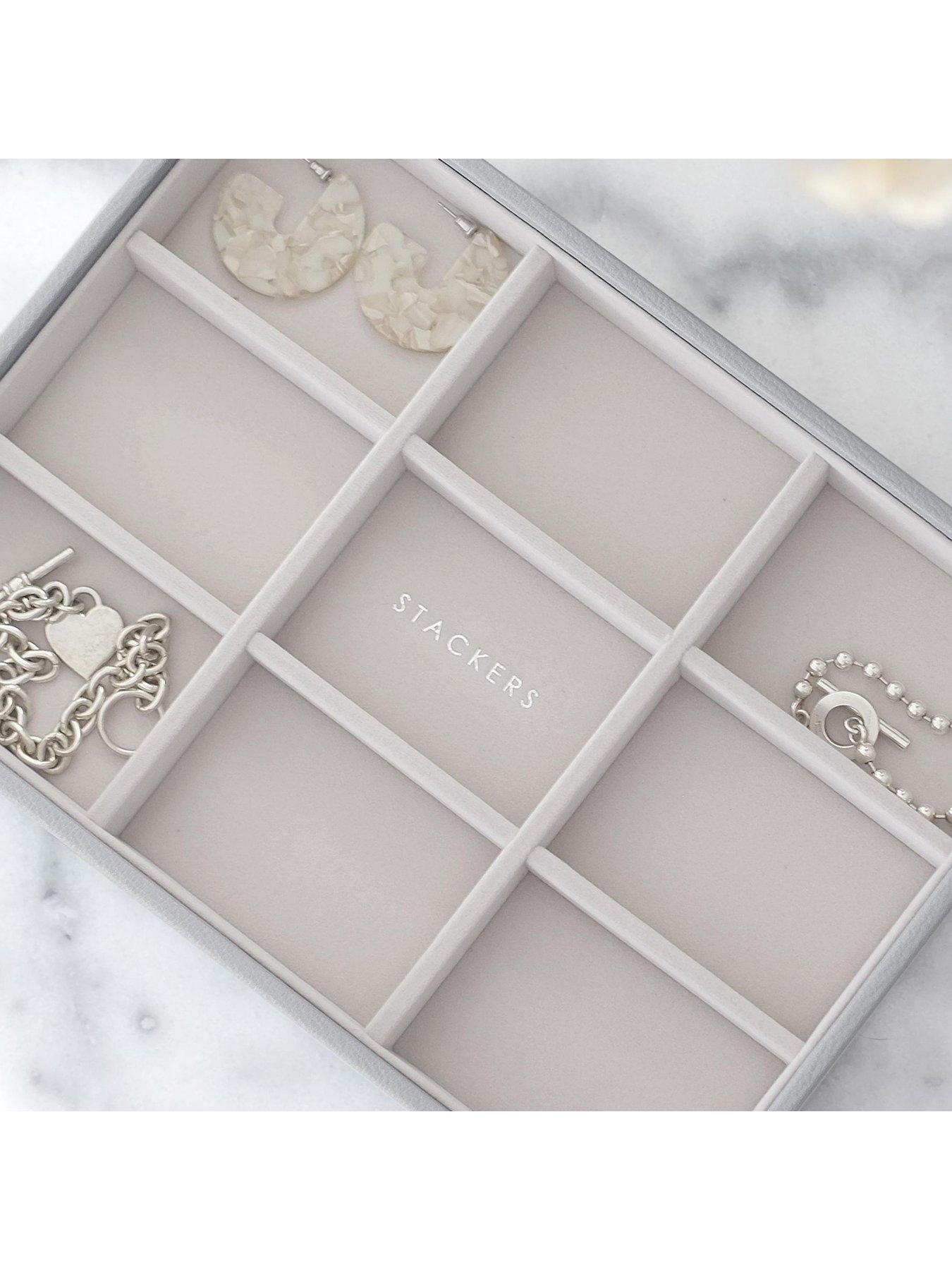  image of stackers-pebble-grey-classic-statement-jewellery-tray