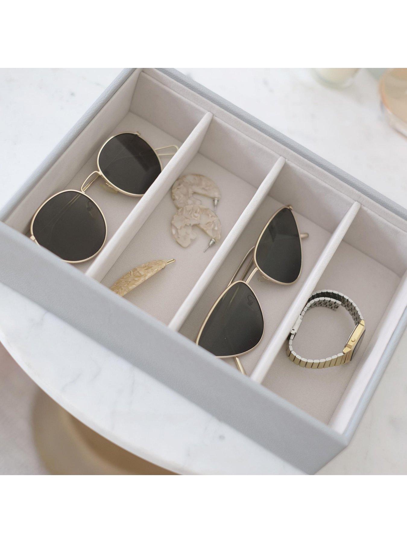  image of stackers-pebble-grey-classic-glasses-accessories-tray