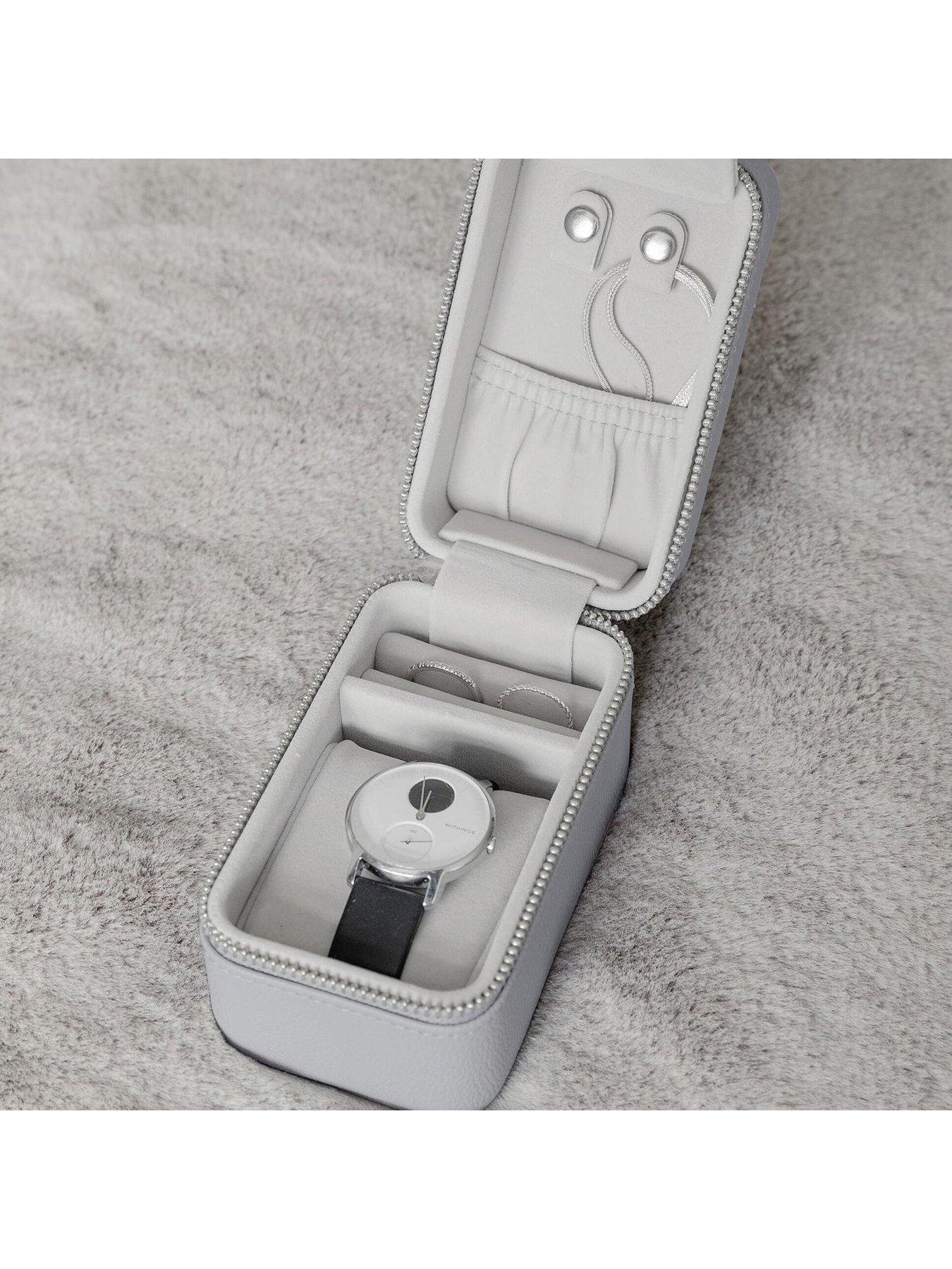 Image 4 of 4 of Stackers Pebble Grey Jewellery & Watch Box