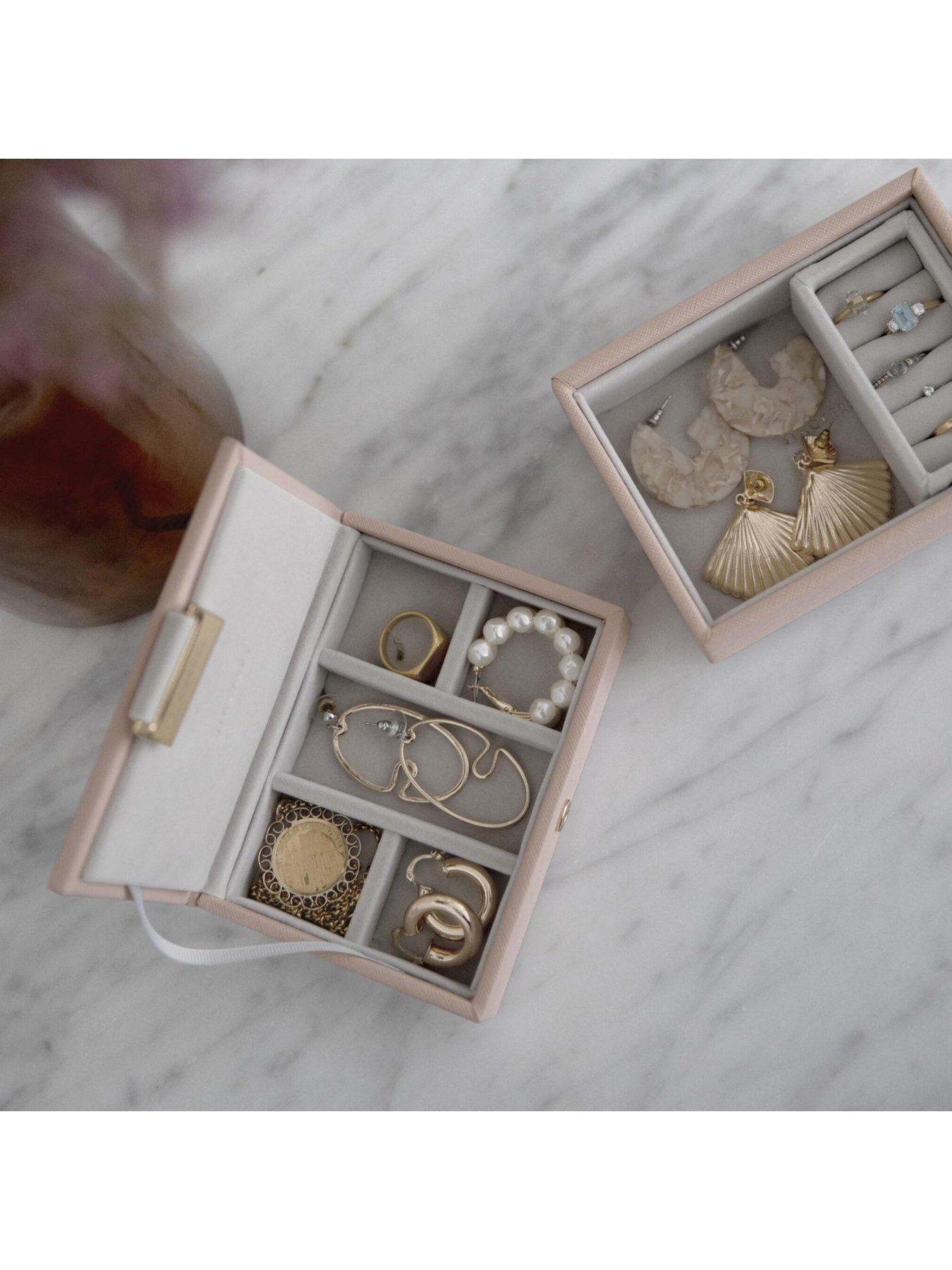 Image 3 of 3 of Stackers Blush Pink Micro Jewellery Box