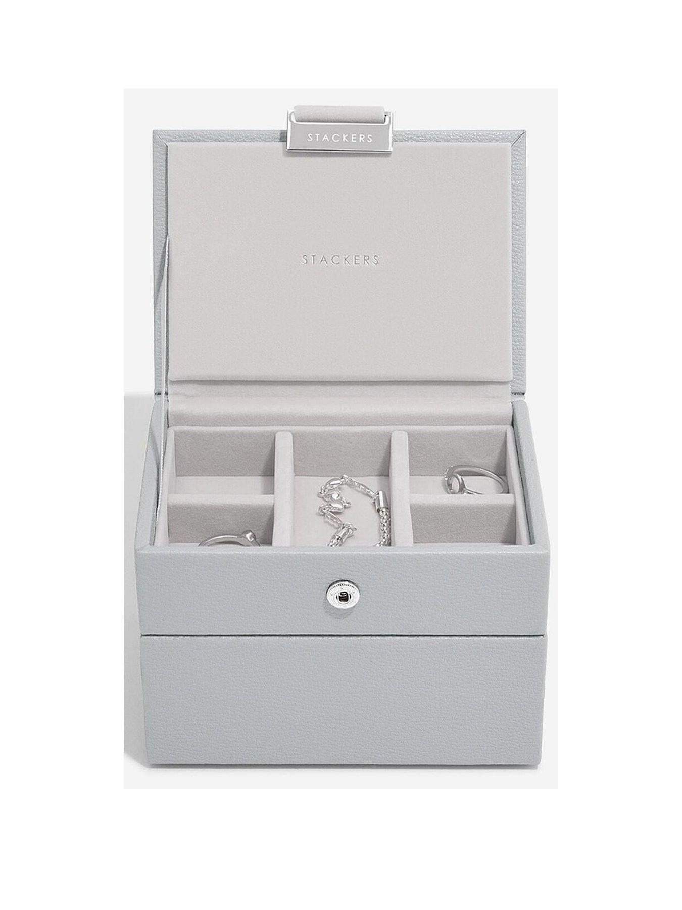 undefined Pebble Grey Micro Jewellery Box