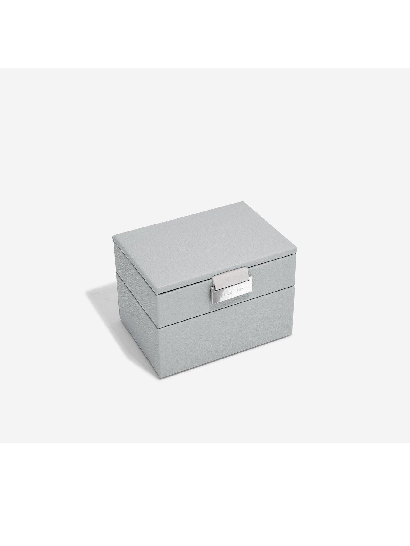Image 2 of 3 of Stackers Pebble Grey Micro Jewellery Box
