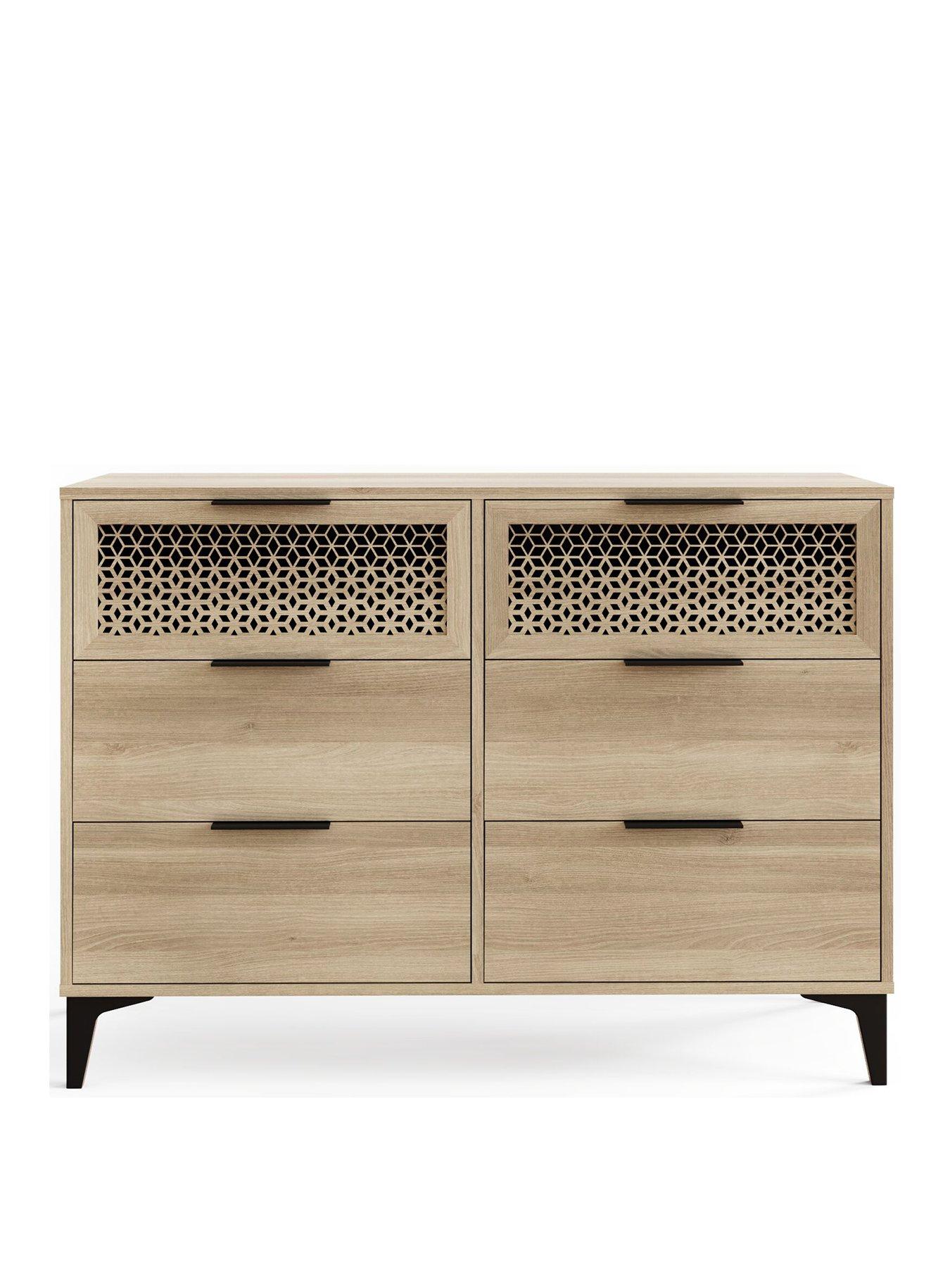 stillFront image of gfw-ezra-33-drawer-chest-oak