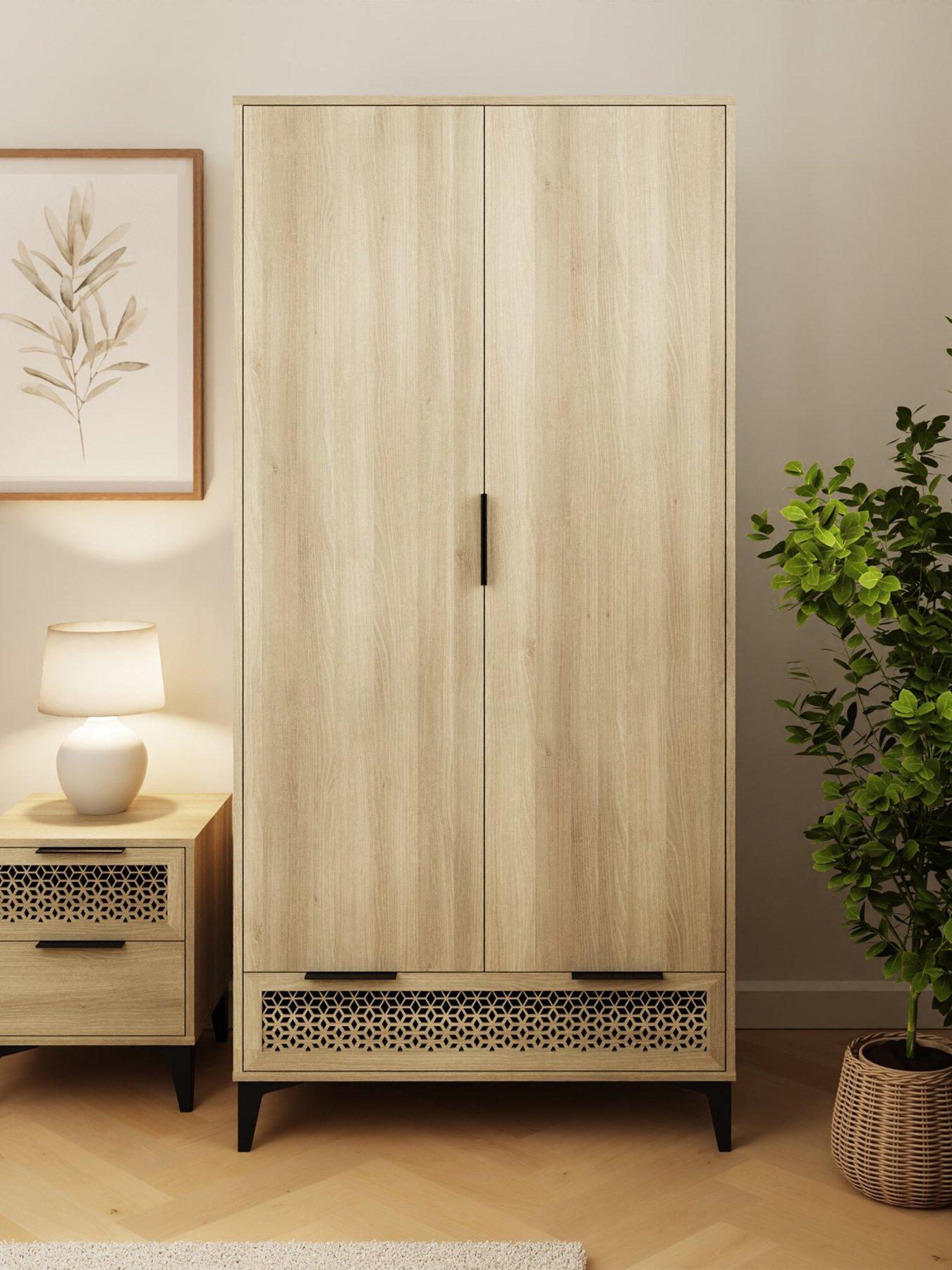 undefined Ezra 2 Door Wardrobe Oak