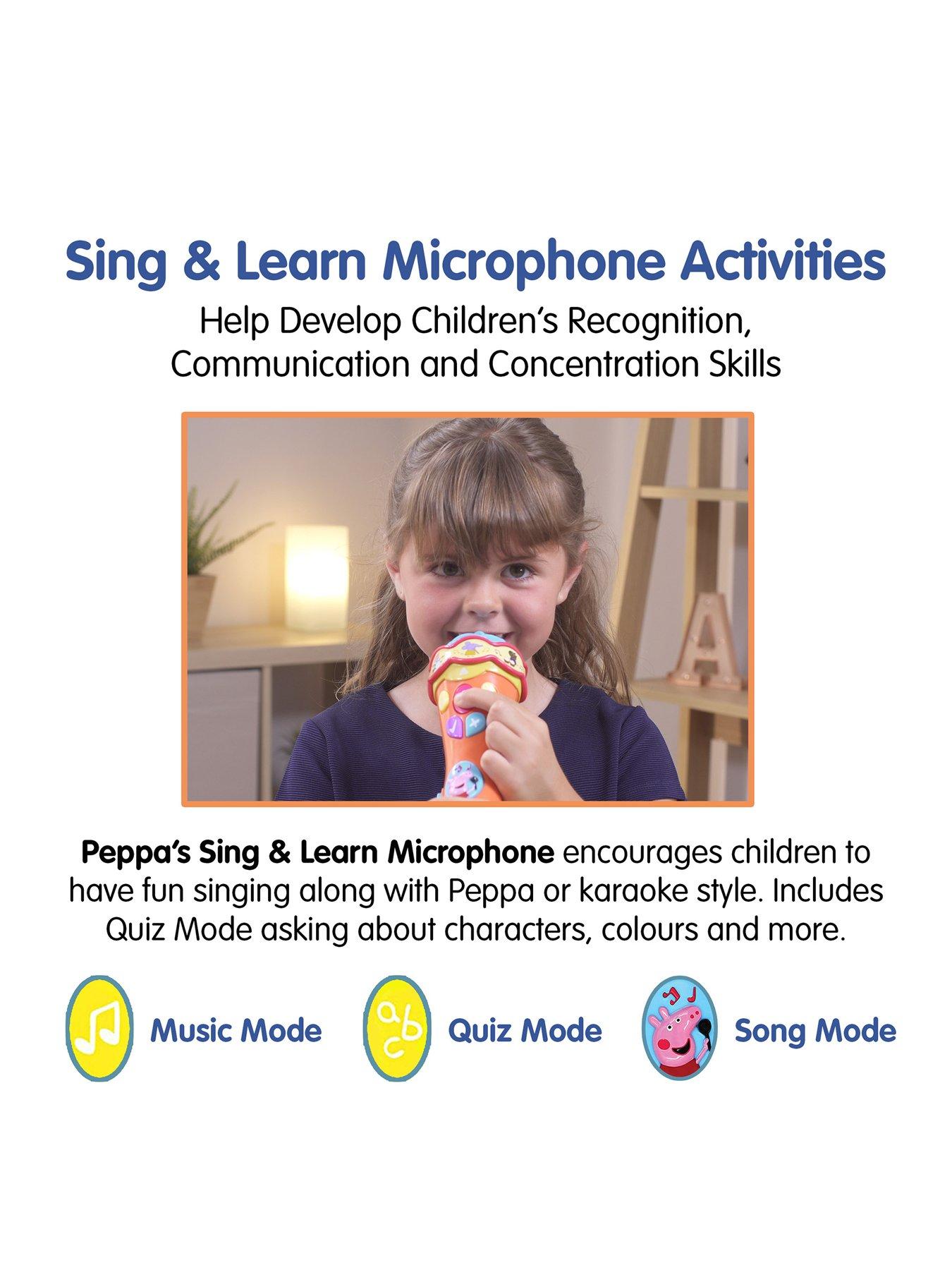 Image 4 of 8 of Peppa Pig Peppa's Singalong & Learn Microphone