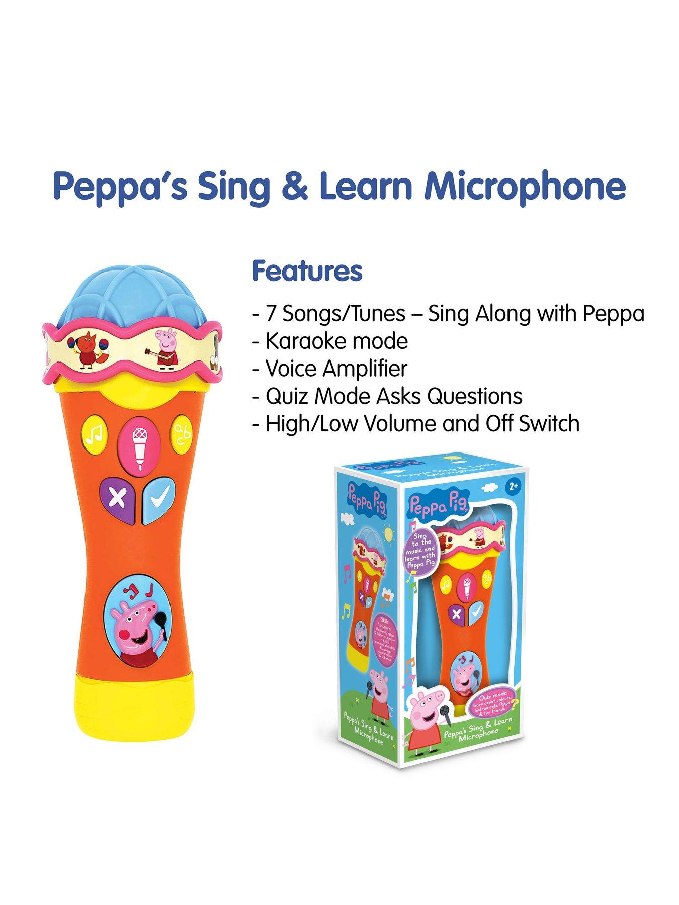 Image 5 of 8 of Peppa Pig Peppa's Singalong & Learn Microphone