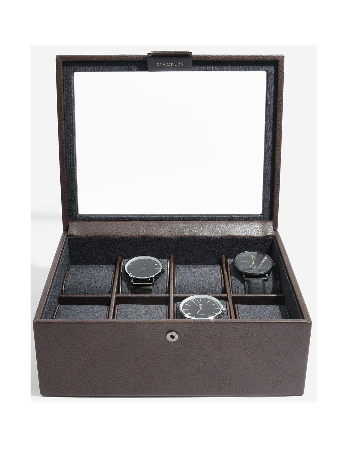 undefined Brown 8 Piece Watch Box