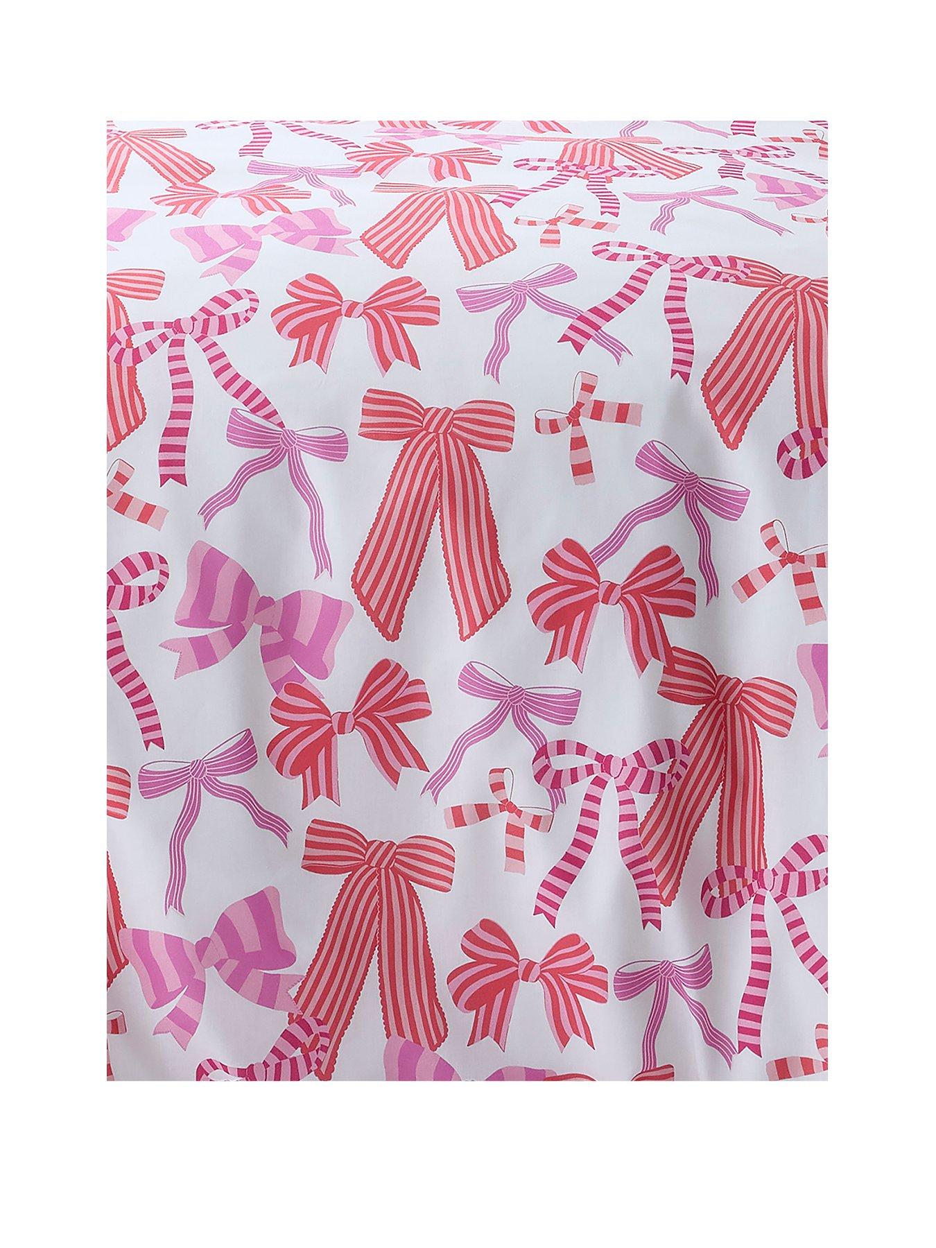 Image 2 of 3 of Bedlam Bow and Stripes -Easy Care Duvet Cover Set