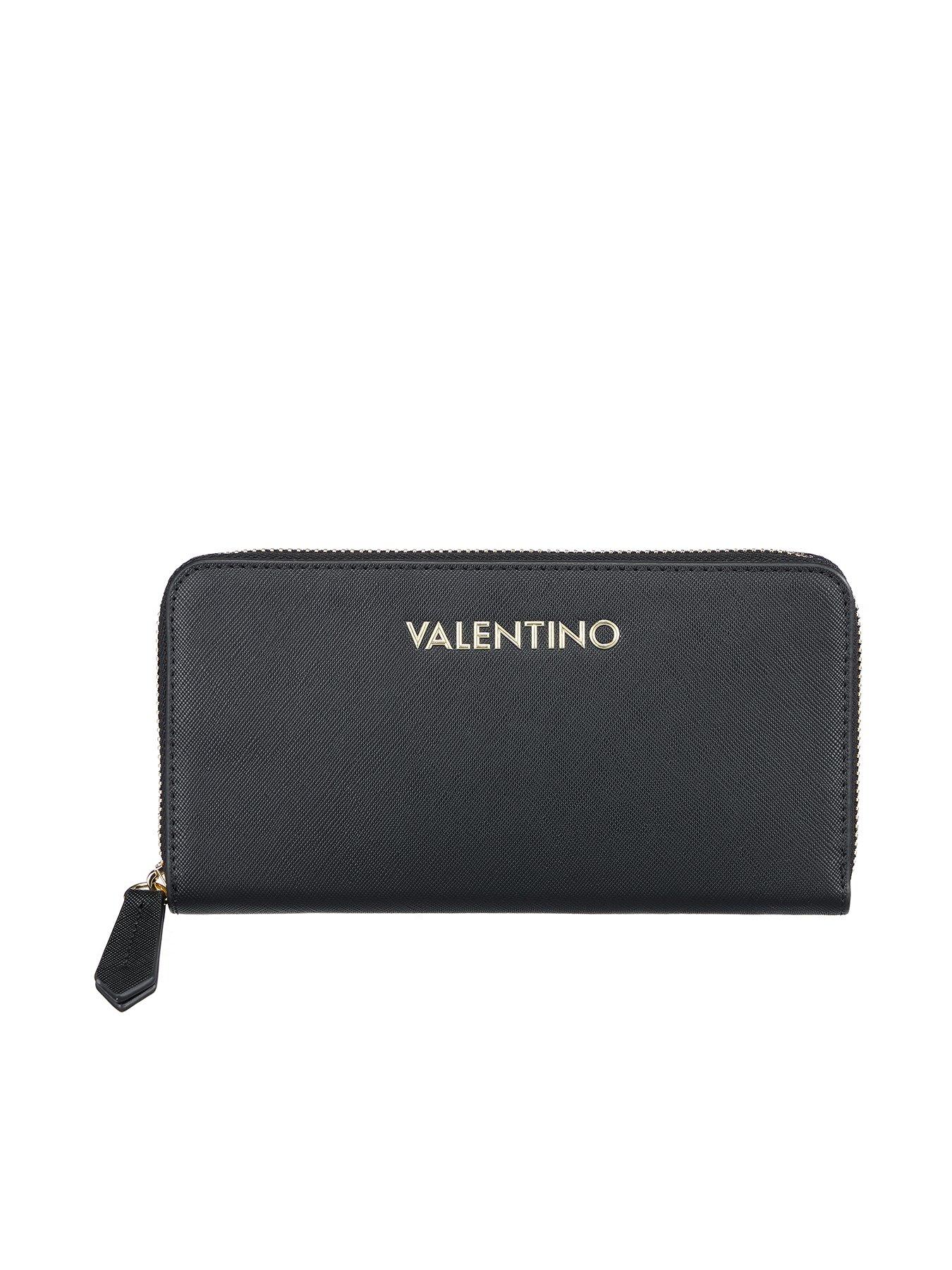 valentino-zero-re-zip-around-wallet-black