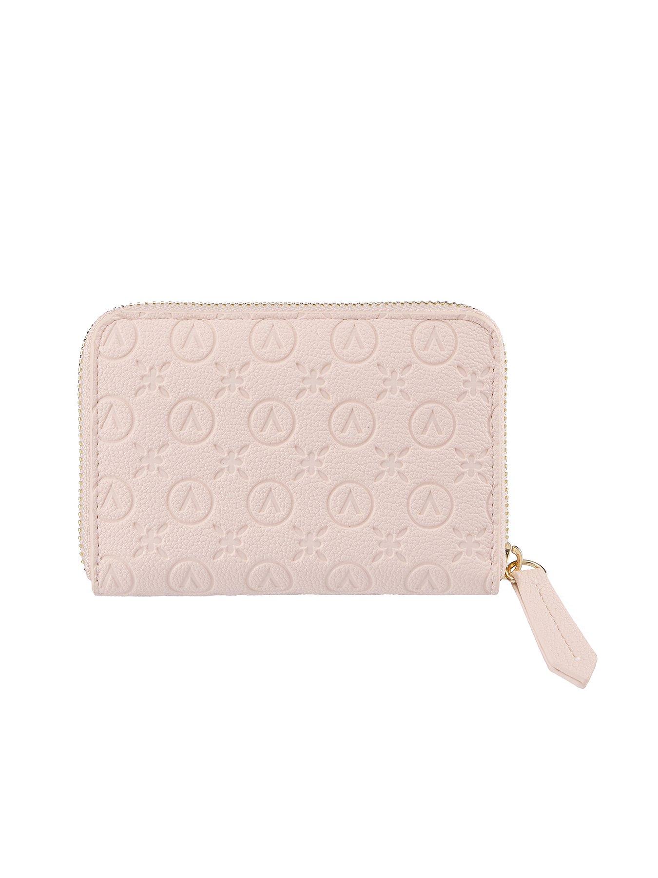 Image 1 of 4 of Valentino Samba Re Zip Around Wallet - Pink