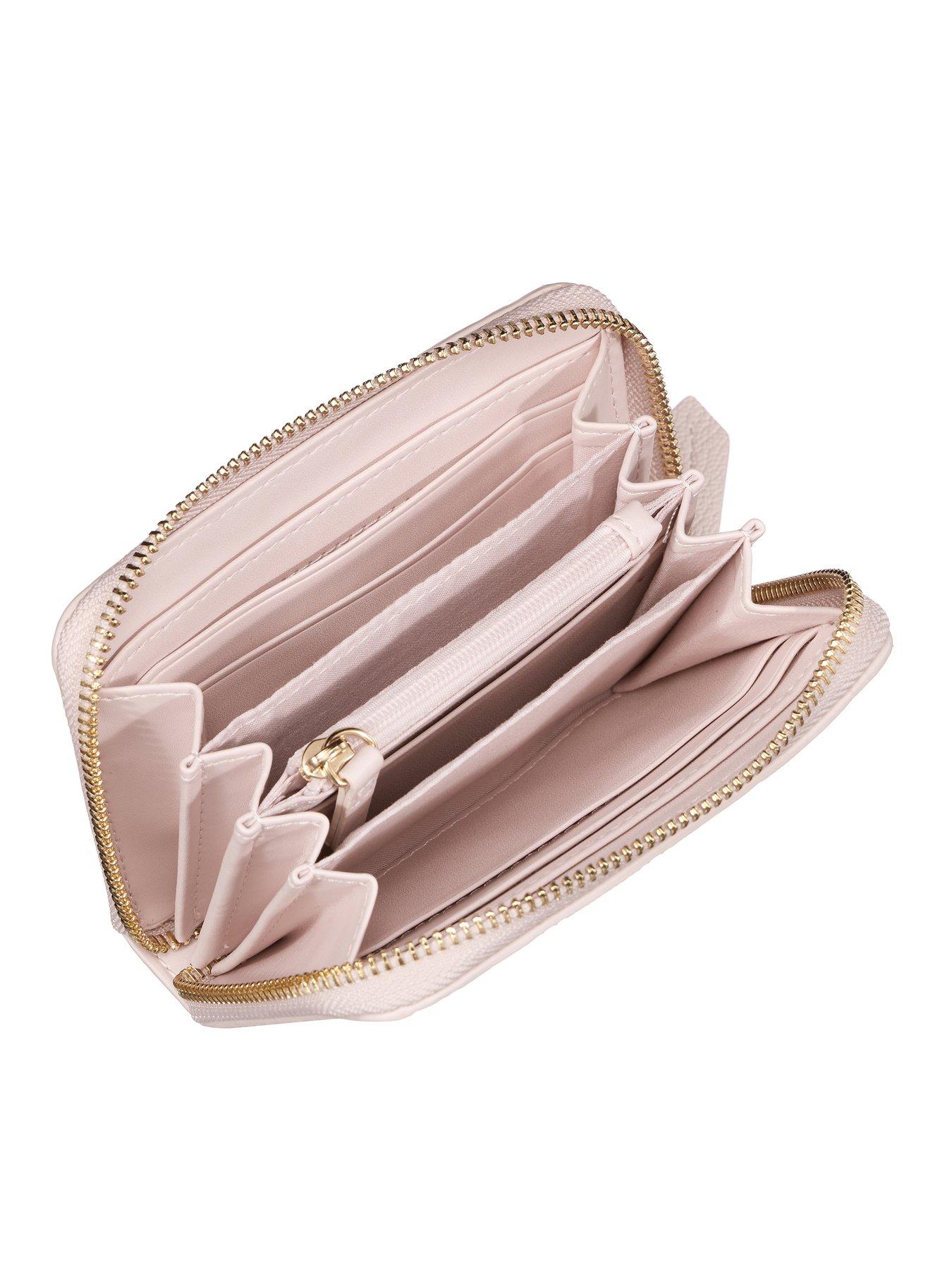 Image 3 of 4 of Valentino Samba Re Zip Around Wallet - Pink