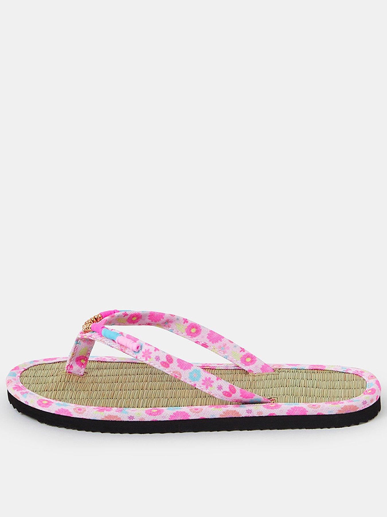 accessorize-girls-seagrass-flip-flop-pink