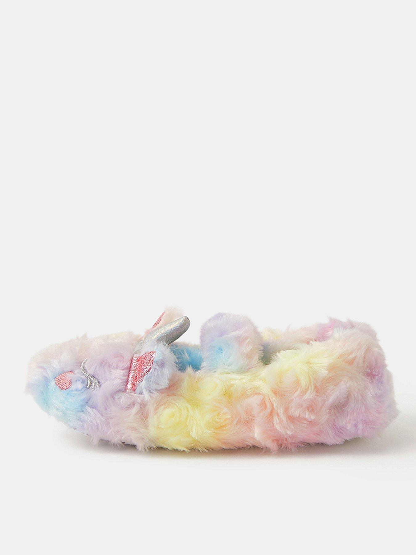 undefined Girls Unicorn Ballerina Slippers - Multi