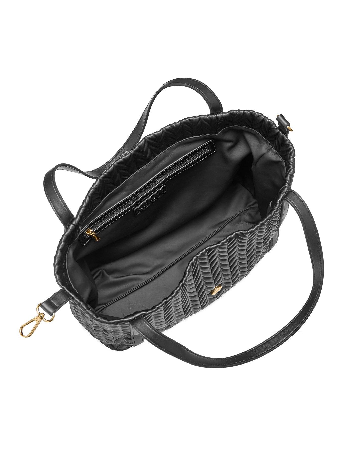 image of valentino-fania-nero-quilted-chevron-shoulder-bag-black