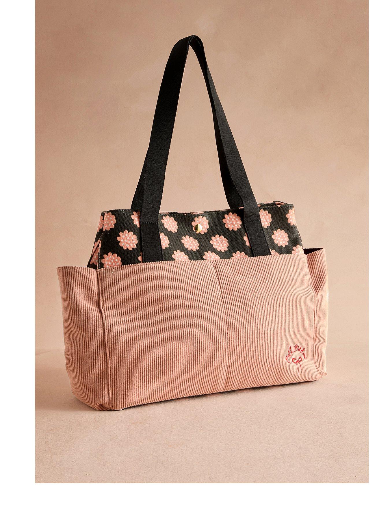 Cath Kidston Posey Spot Boxy Cord Tote Bag - Black