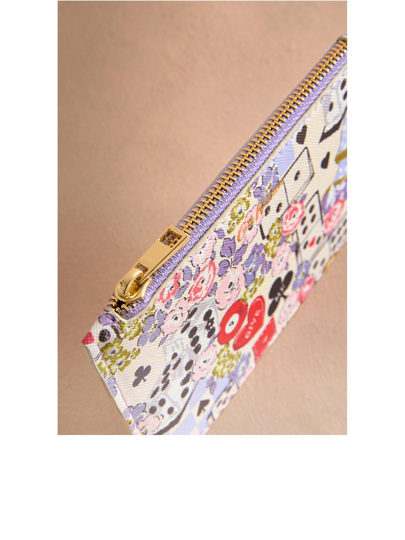 Image 2 of 3 of Cath Kidston Lady Luck Zip Purse - Purple