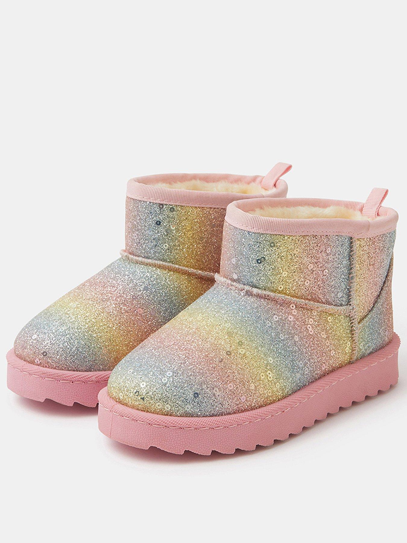 undefined Girls Sparkle Ombre Boots - Multi