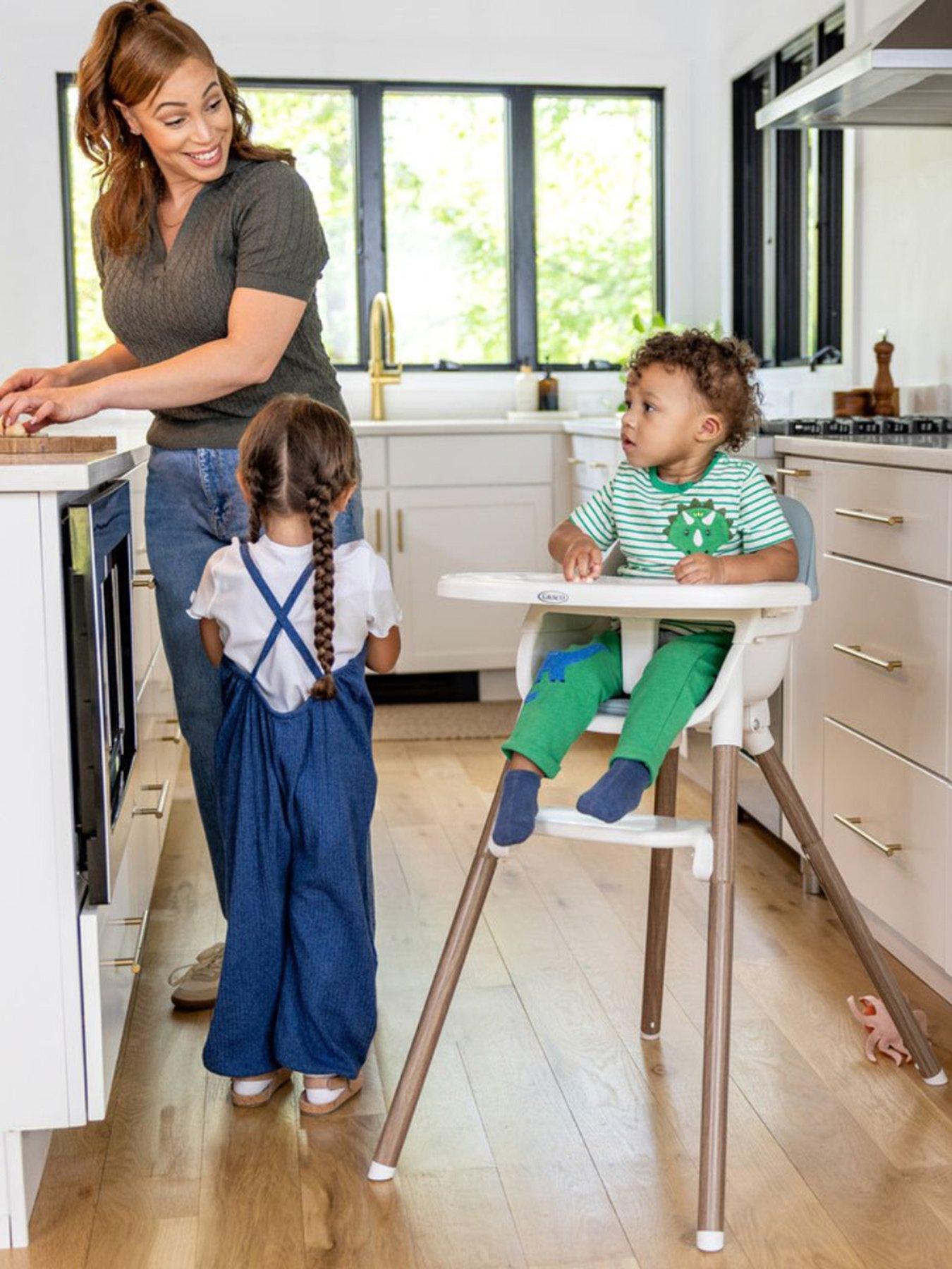 Image 1 of 8 of Graco Presti 3-in-1 Highchair - Duck Egg