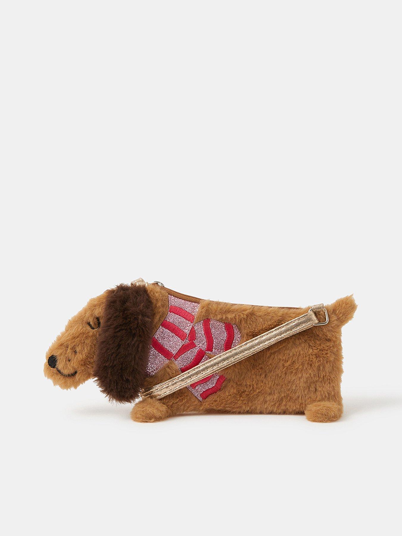 undefined Girls Sausage Dog Cross Body Bag - Brown