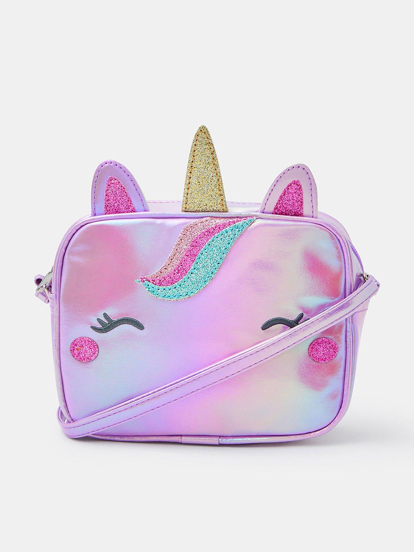 undefined Girls Unicorn Camera Bag - Light Purple