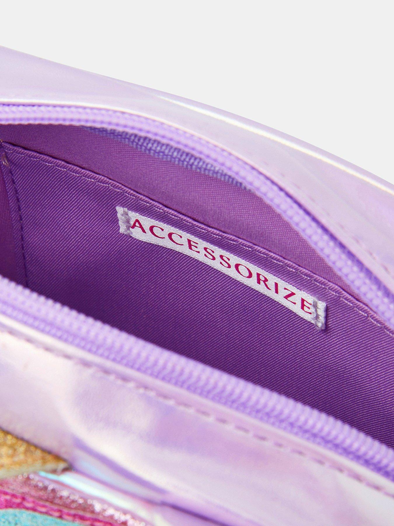 Image 4 of 5 of Accessorize Girls Unicorn Camera Bag - Light Purple