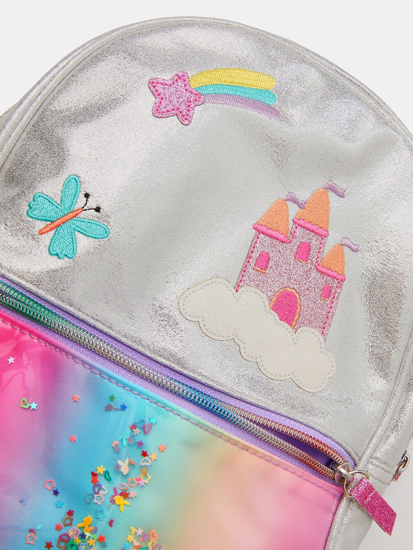 Image 4 of 4 of Accessorize Girls Castle Backpack - Silver