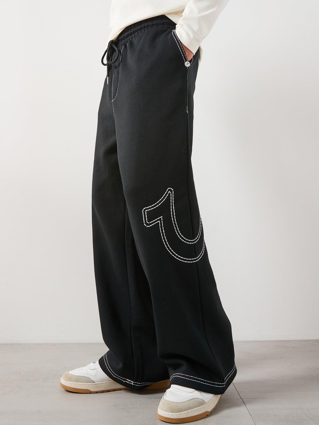 true-religion-stitch-detail-baggy-joggers-black