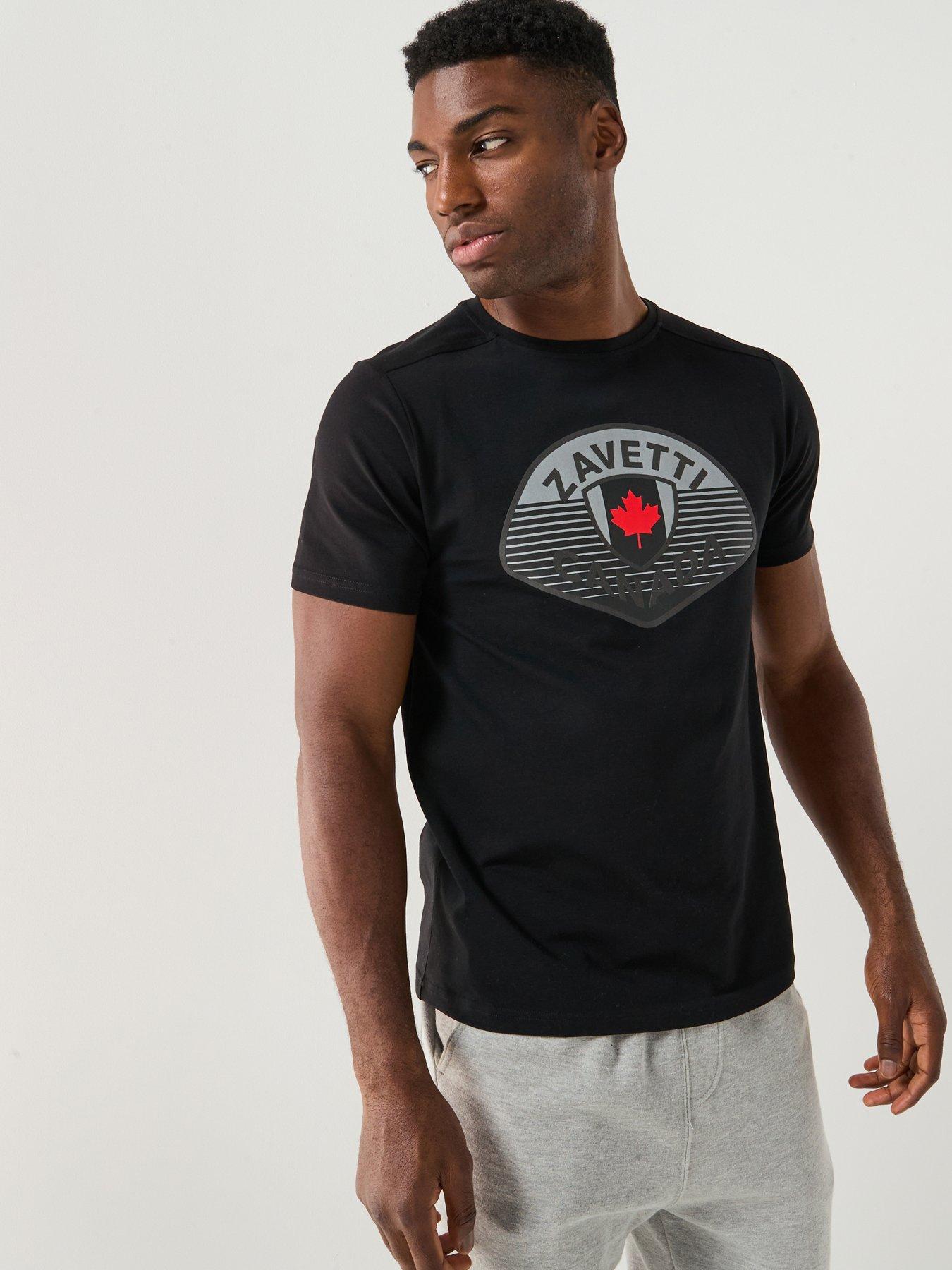 undefined Botticini Short Sleeve Classic Large Logo T-Shirt - Black