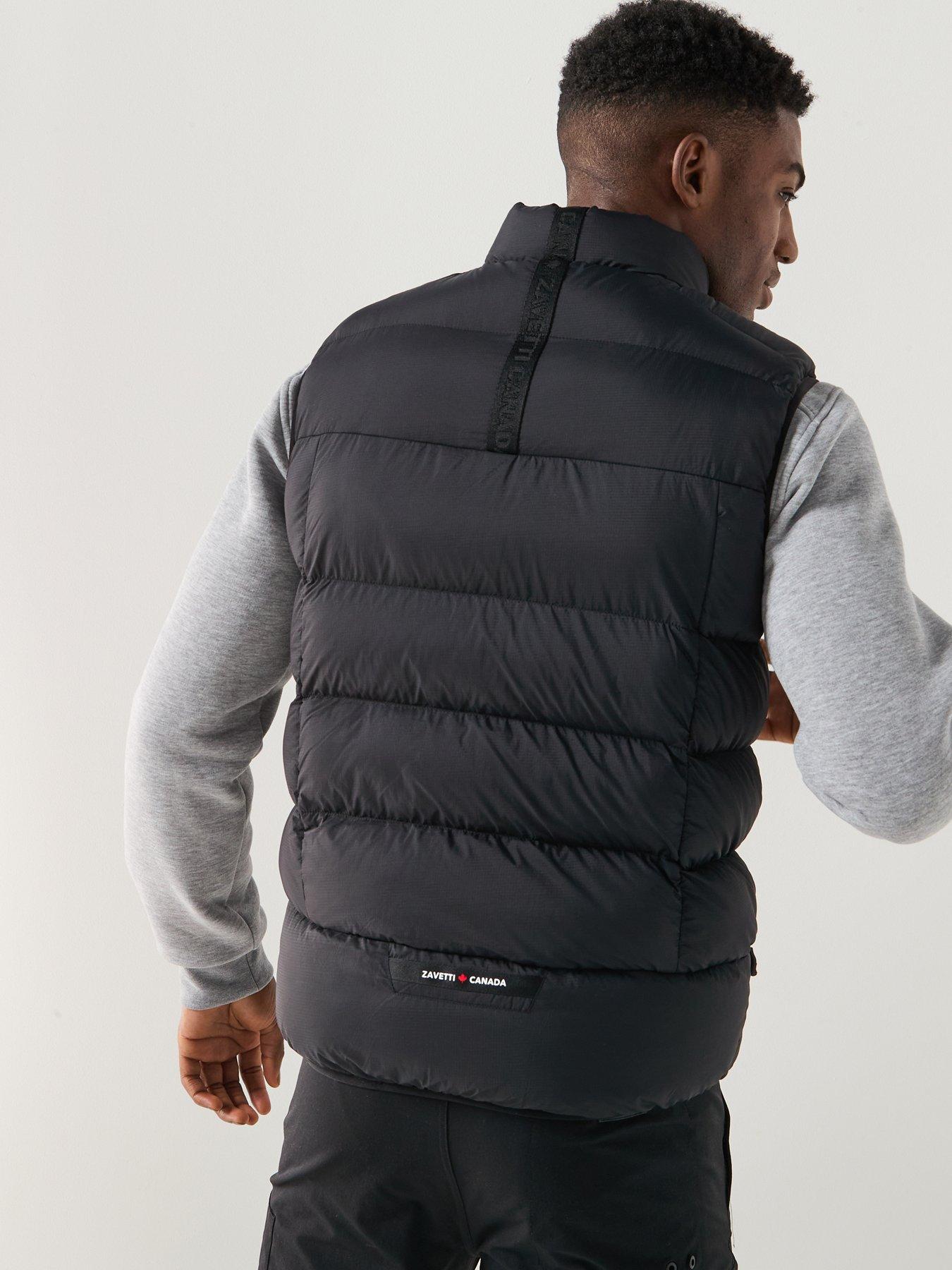 stillFront image of zavetti-canada-malvini-30-padded-gilet-black