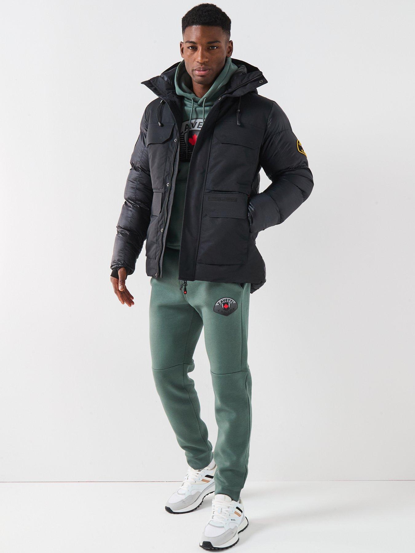 Image 3 of 6 of Zavetti Canada Zavetti Canada Mantio Duo Shine Padded Parka Coat - Black
