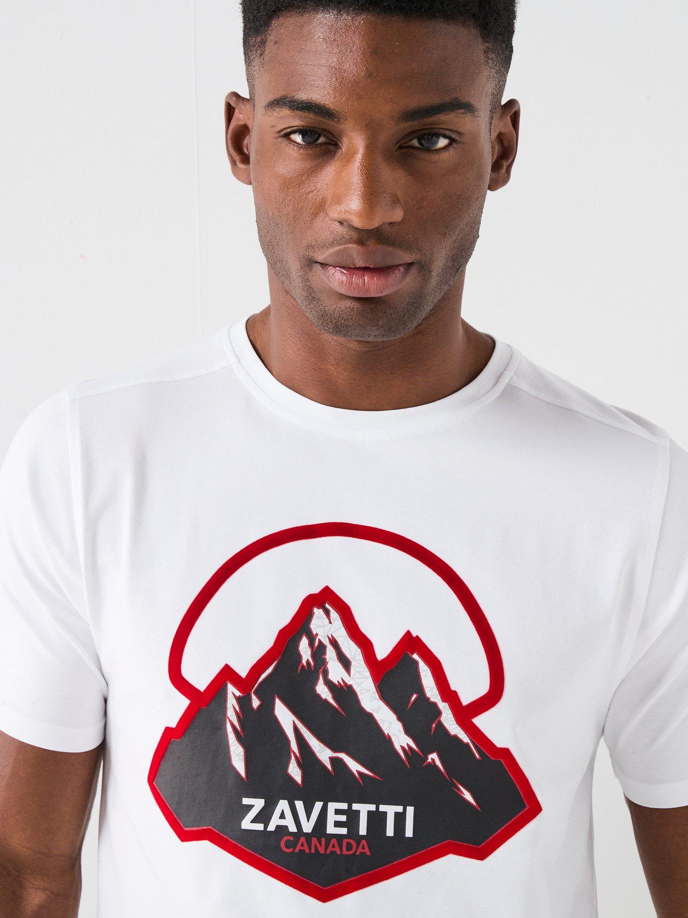 Image 4 of 5 of Zavetti Canada Mentis Graphic Short Sleeve T-Shirt - White
