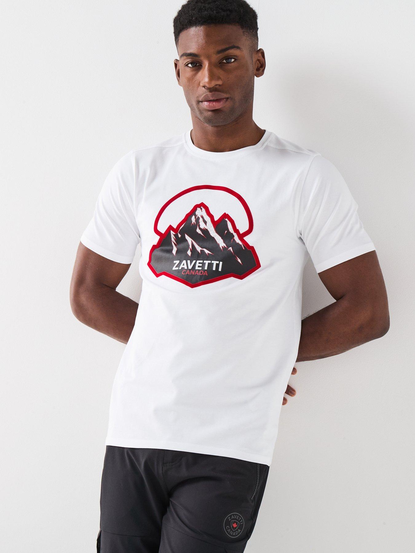 Image 5 of 5 of Zavetti Canada Mentis Graphic Short Sleeve T-Shirt - White
