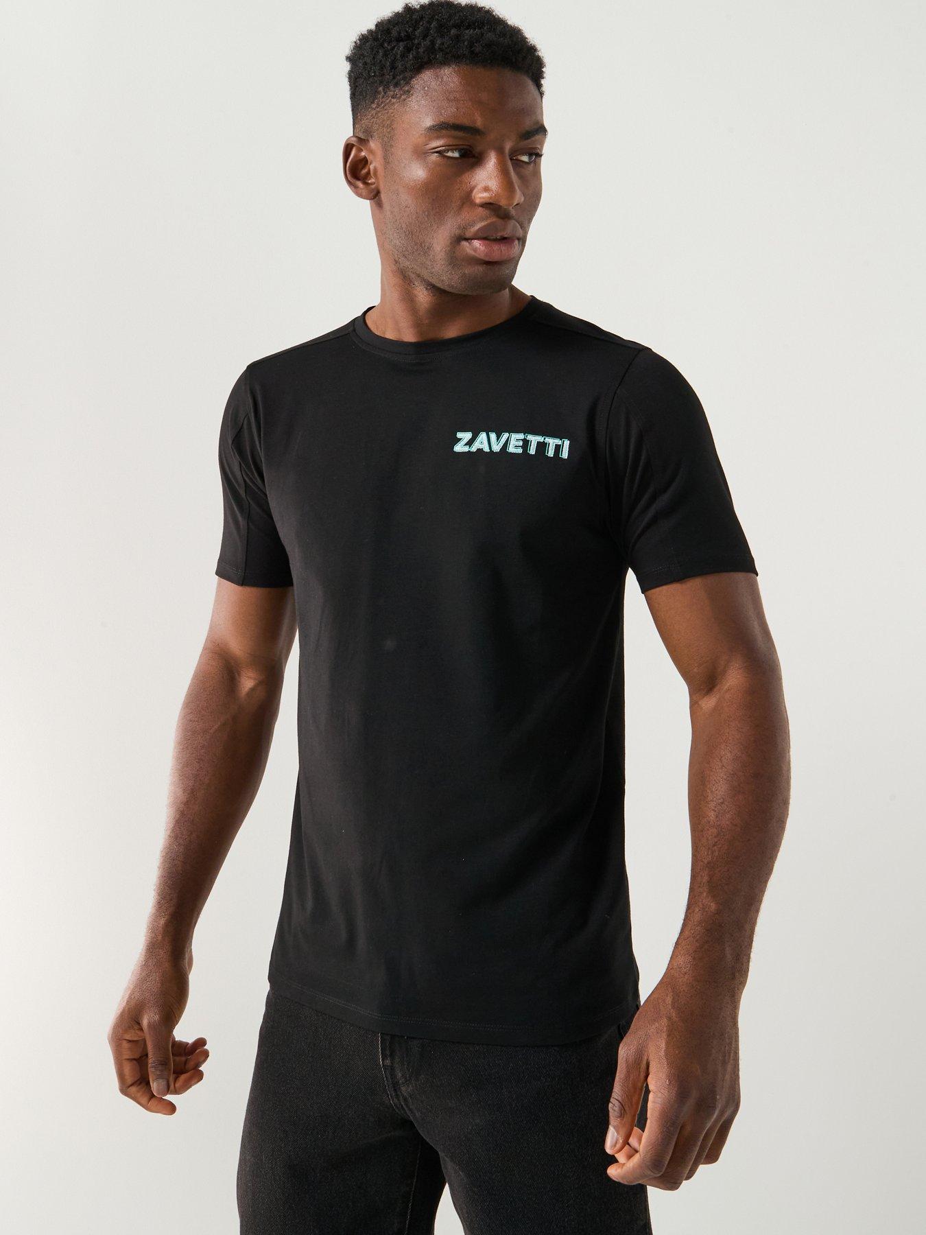 undefined Nichellio Graphic Backprint Short Sleeve T-Shirt - Black