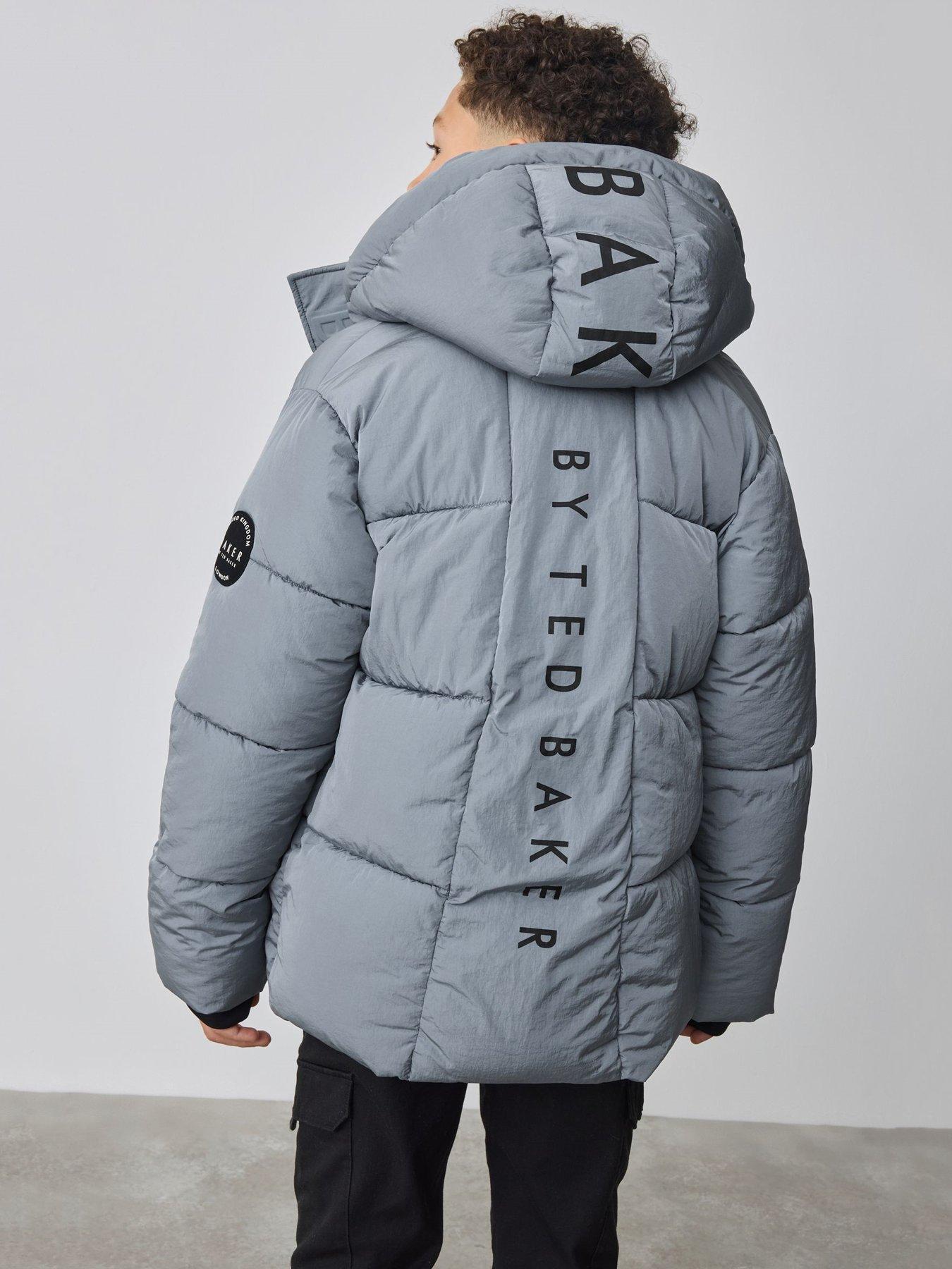stillFront image of ted-baker-boys-zip-up-padded-coat-blue