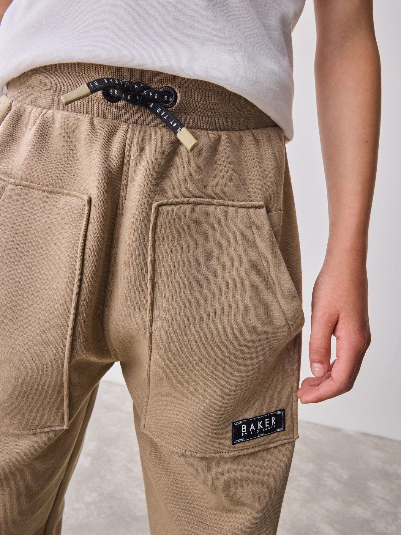  image of ted-baker-boys-hoodie-set-beige