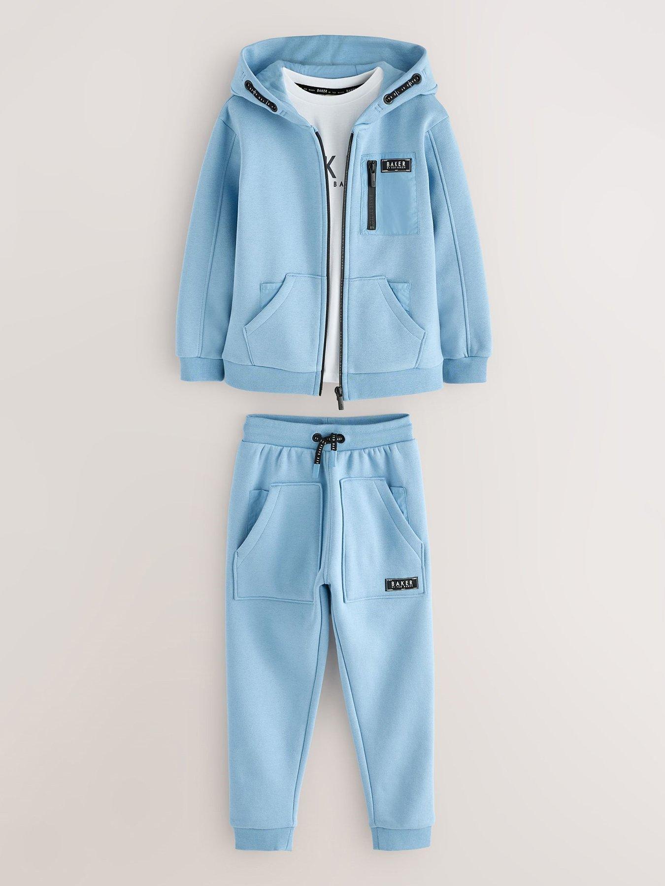 Ted Baker Boys Hoodie Set - Blue