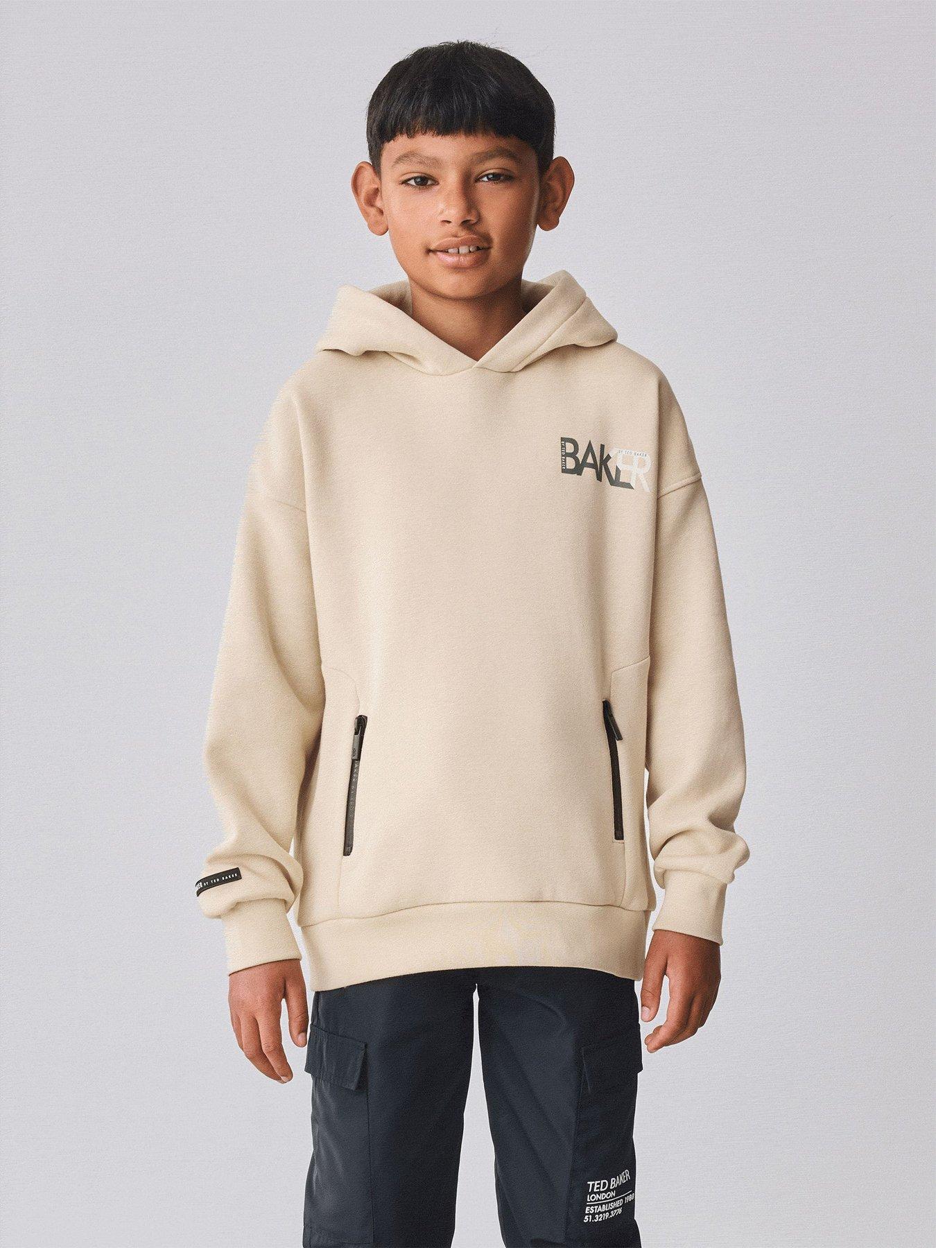 Ted Baker Boys Hoodie - Beige