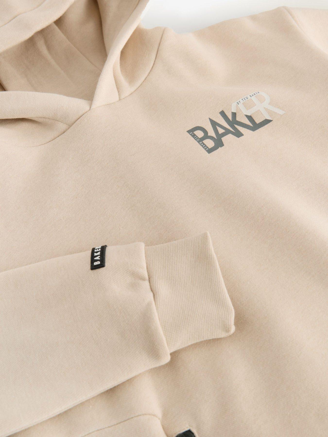  image of ted-baker-boys-hoodie-beige