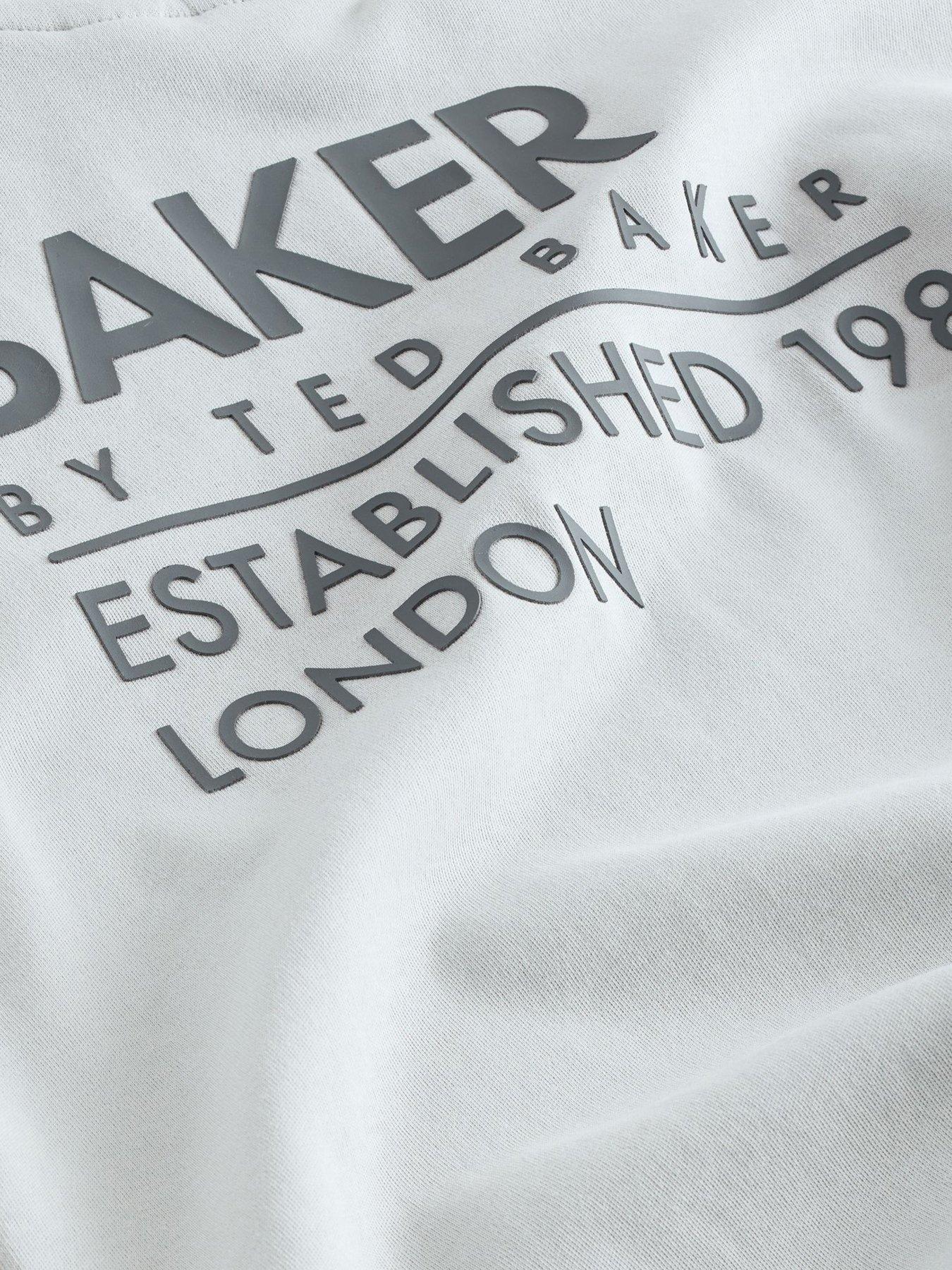 Image 4 of 6 of Ted Baker Boys Graphic Top And Short Set - Grey