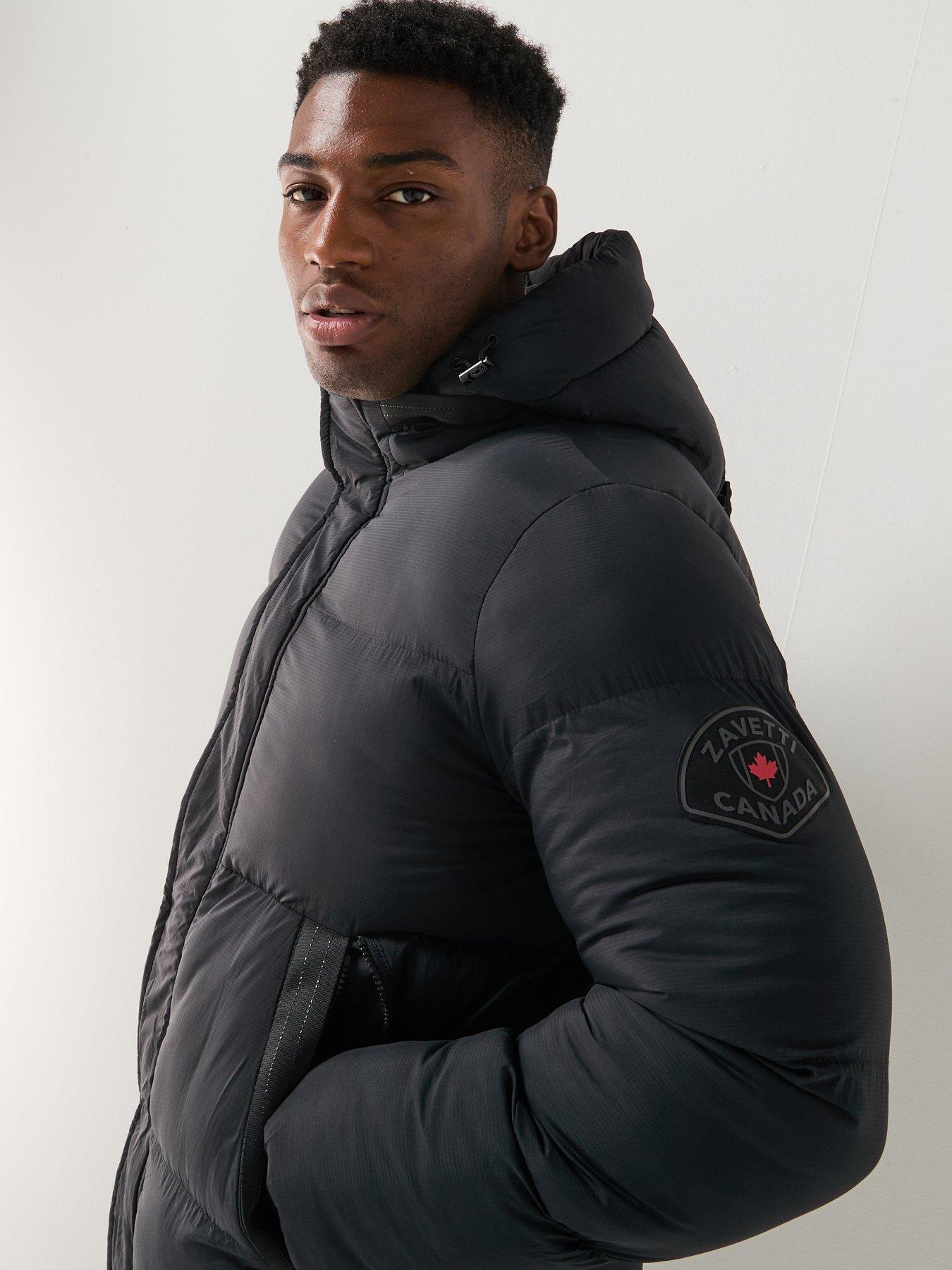 Image 6 of 6 of Zavetti Canada Rovino Padded Coat - Black