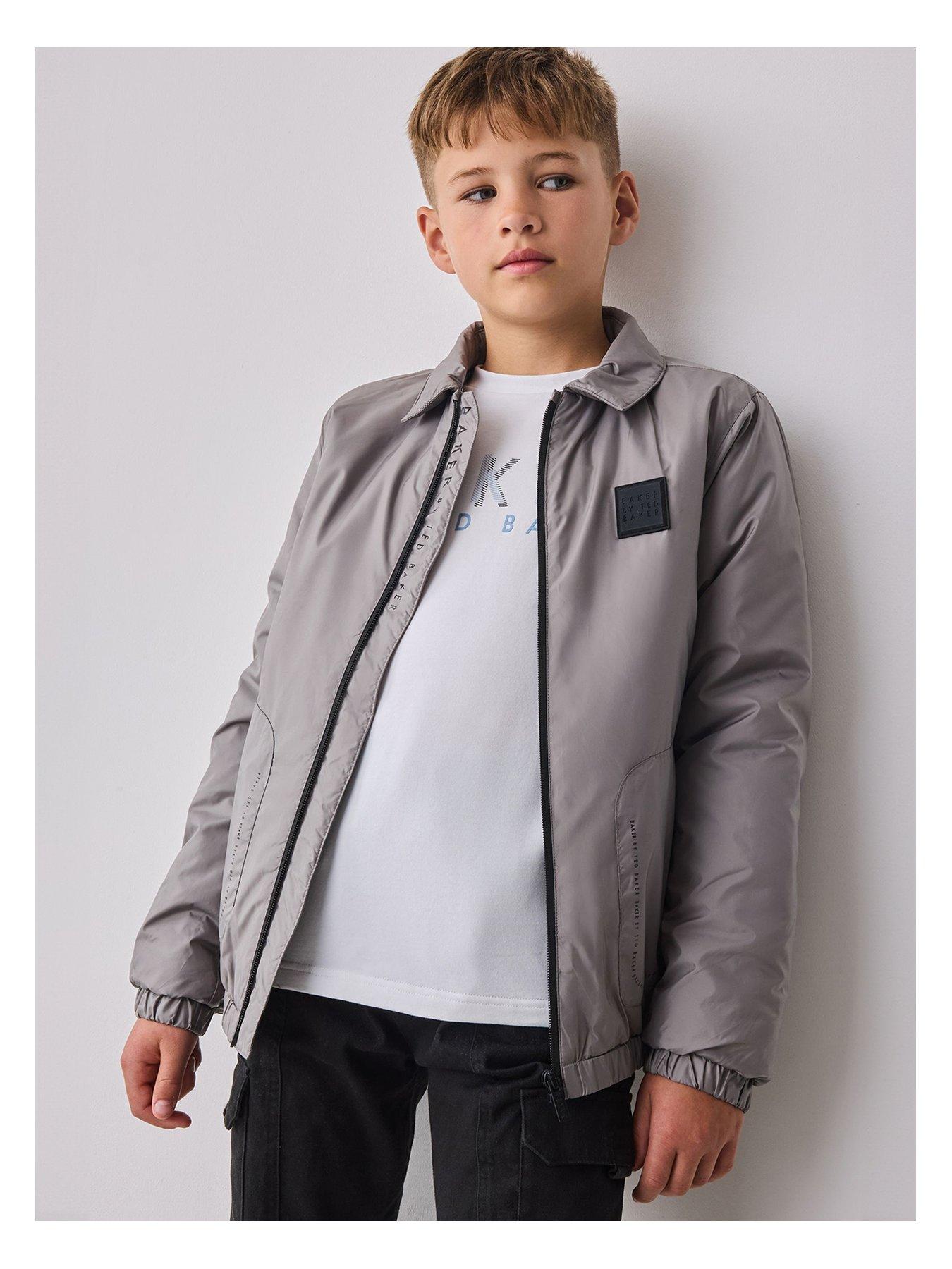 Image 1 of 6 of Ted Baker Older Boys Jacket Top Set - Grey