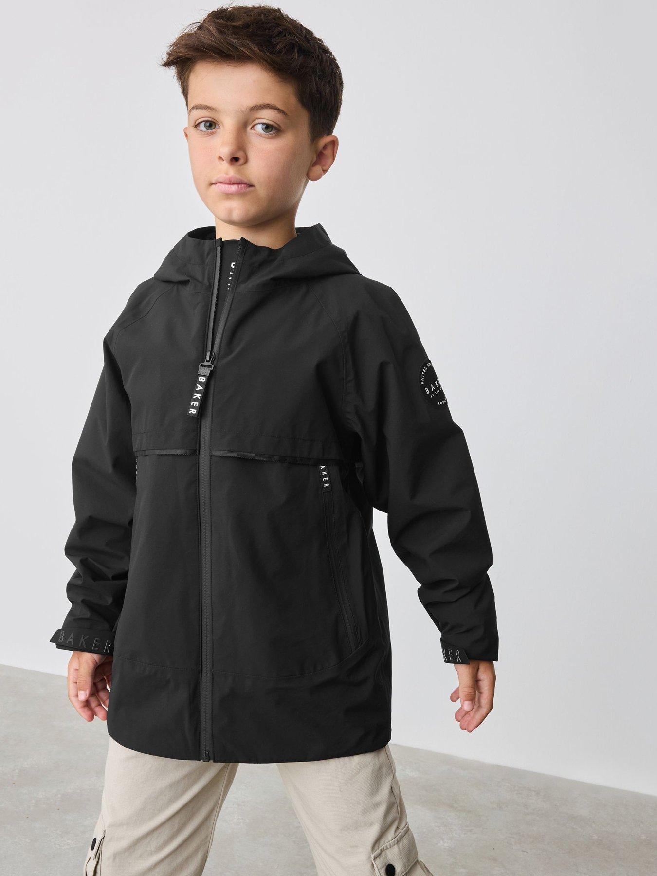 Ted Baker Boys Waterproof Coat - Black