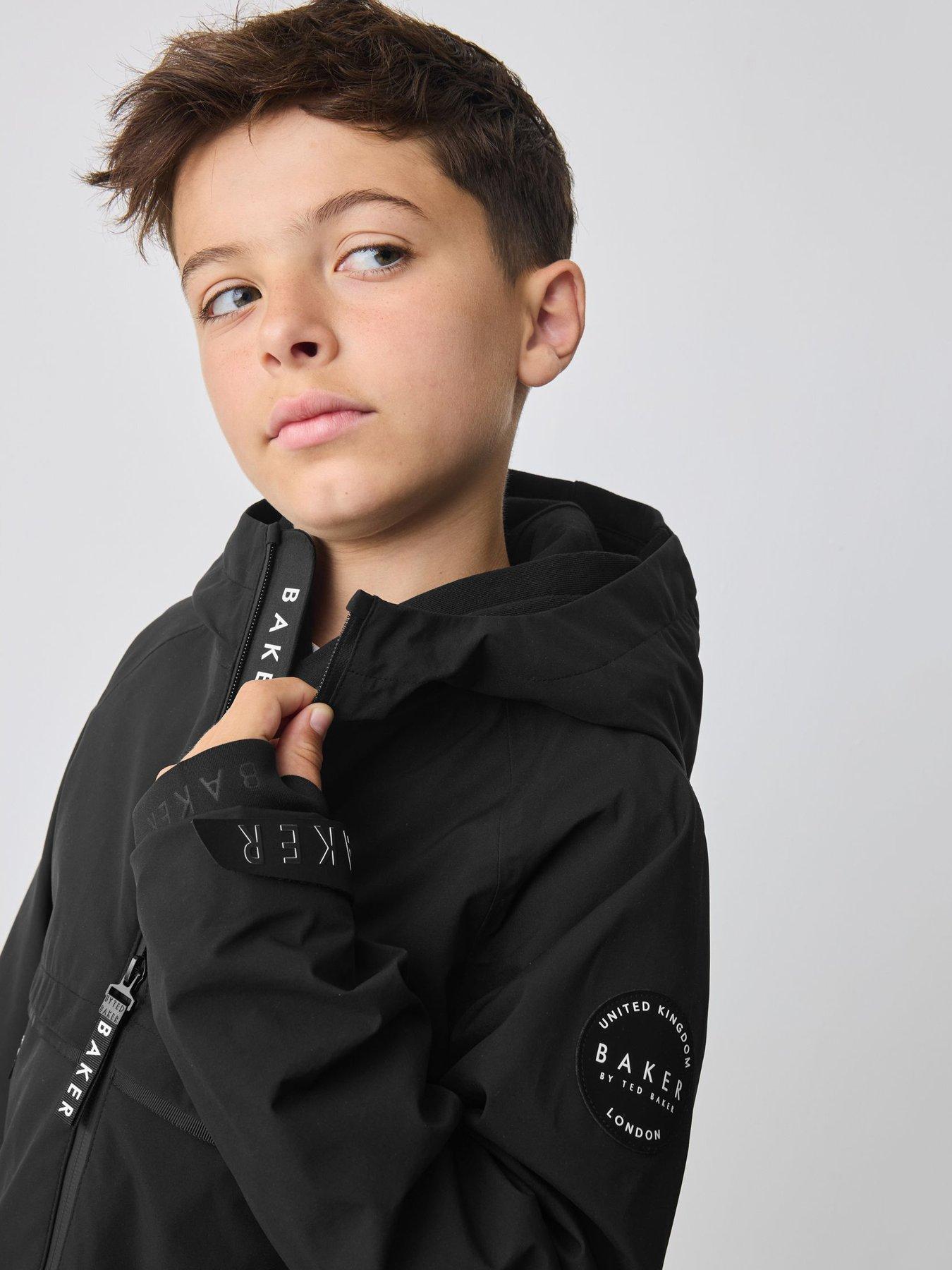 Image 3 of 6 of Ted Baker Boys Waterproof Coat - Black