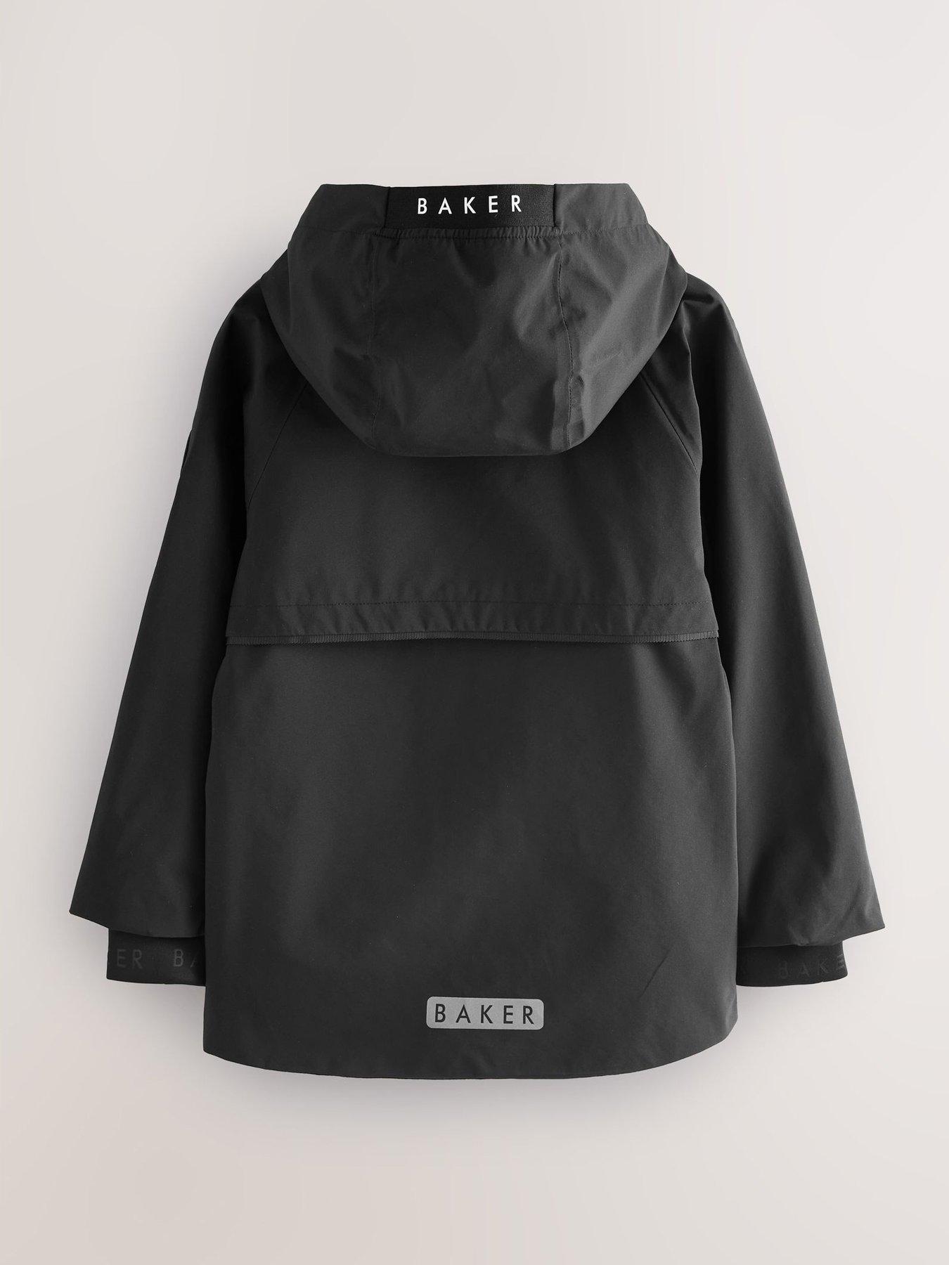 Image 6 of 6 of Ted Baker Boys Waterproof Coat - Black