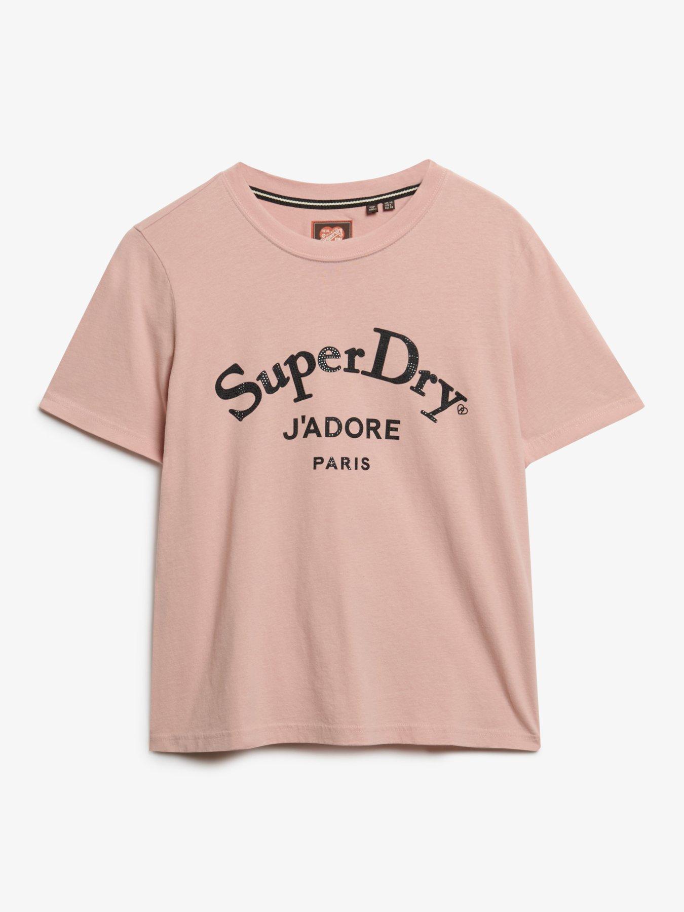 undefined Brand Mark Relaxed T-Shirt - Pink
