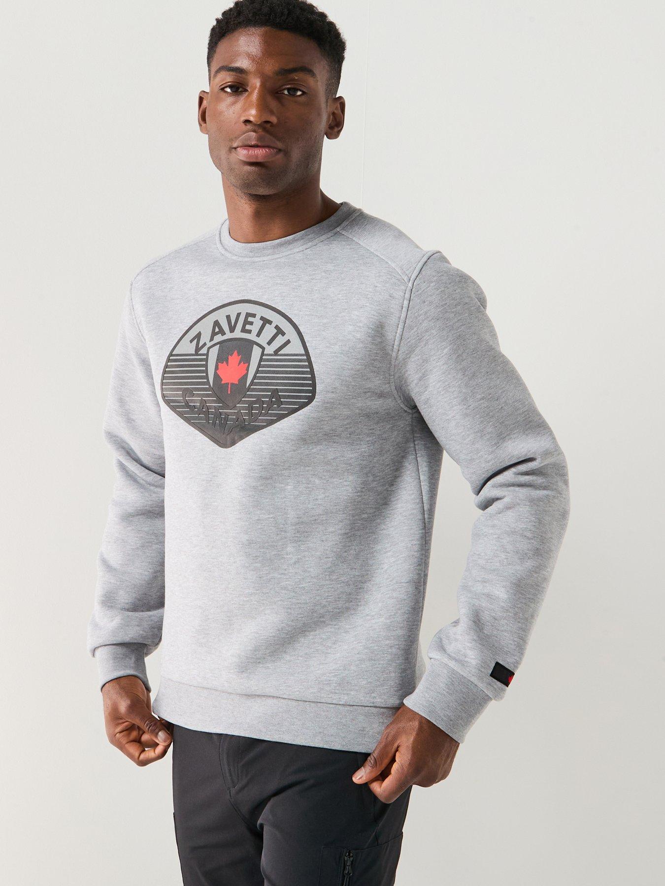 undefined Botticini Classic Large Logo Crew Sweatshirt - Grey